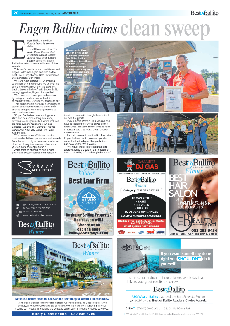 The North Coast Courier – 19 July 2024 page 26