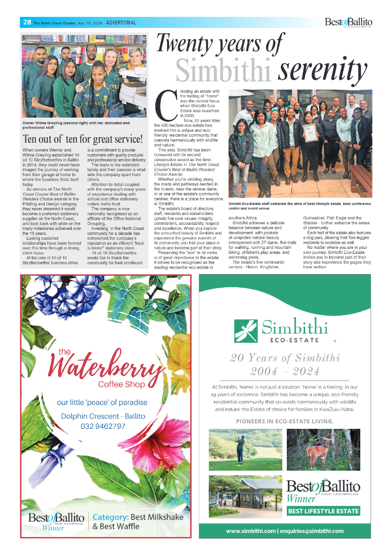 The North Coast Courier – 19 July 2024 page 28