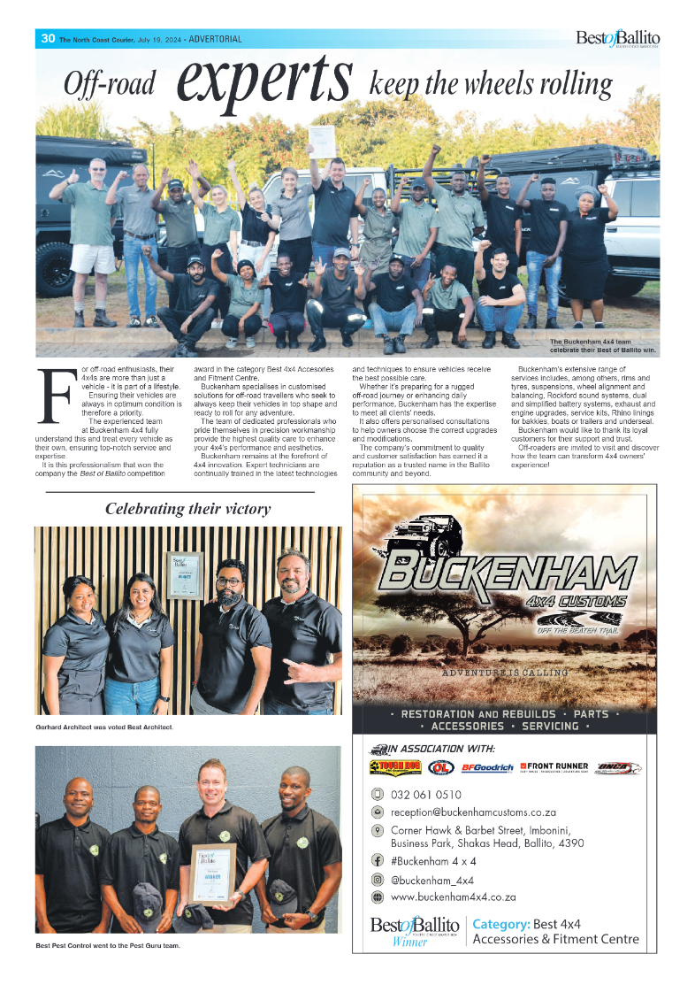 The North Coast Courier – 19 July 2024 page 30