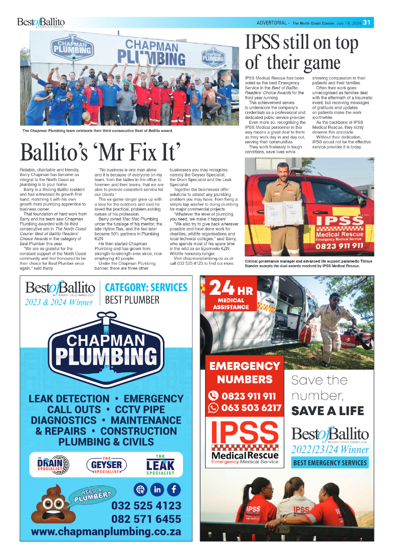 The North Coast Courier – 19 July 2024 page 31
