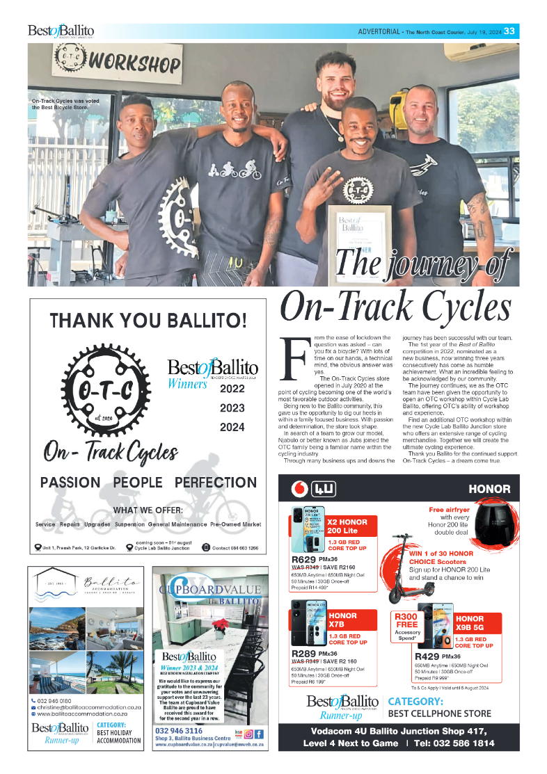 The North Coast Courier – 19 July 2024 page 33