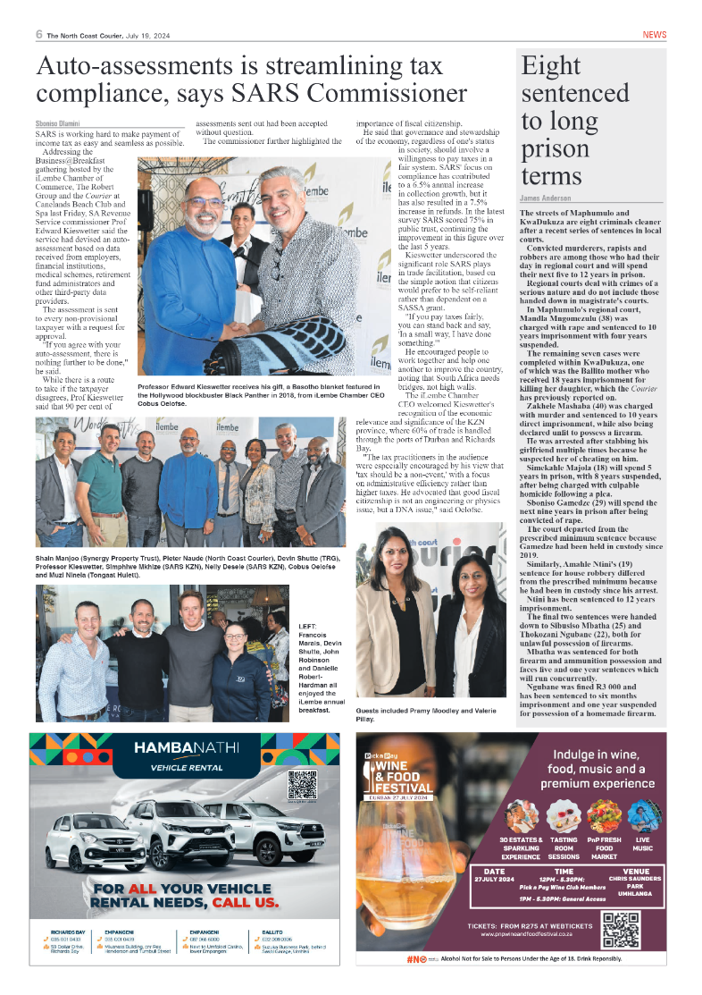 The North Coast Courier – 19 July 2024 page 6