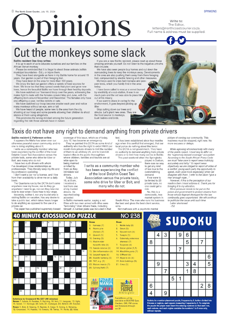 The North Coast Courier – 19 July 2024 page 8
