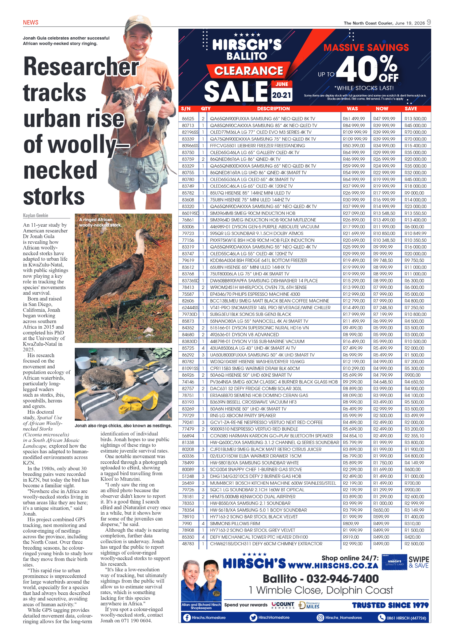 The North Coast Courier – 19 June 2026 page 9