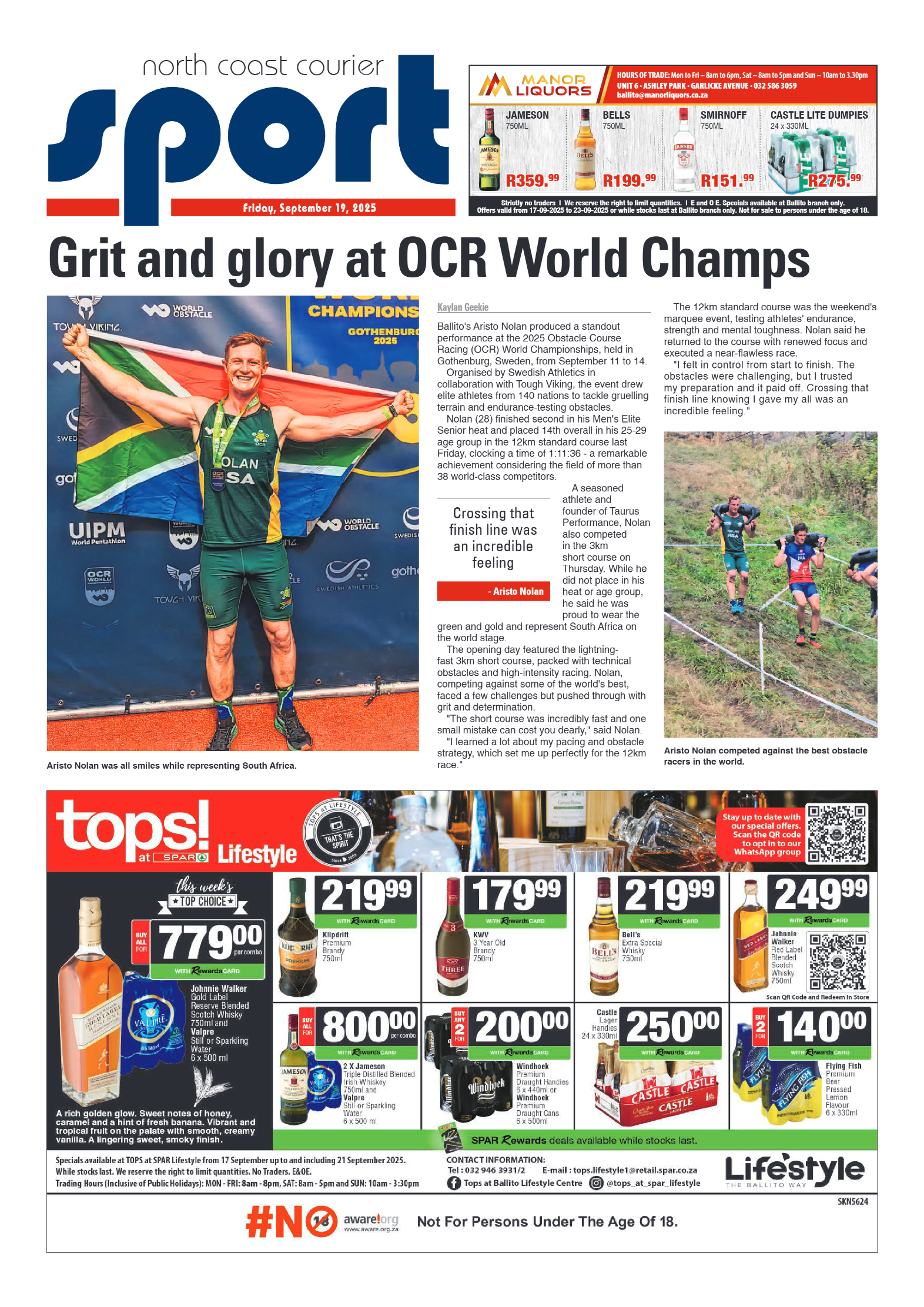 The North Coast Courier – 19 September 2025 page 16