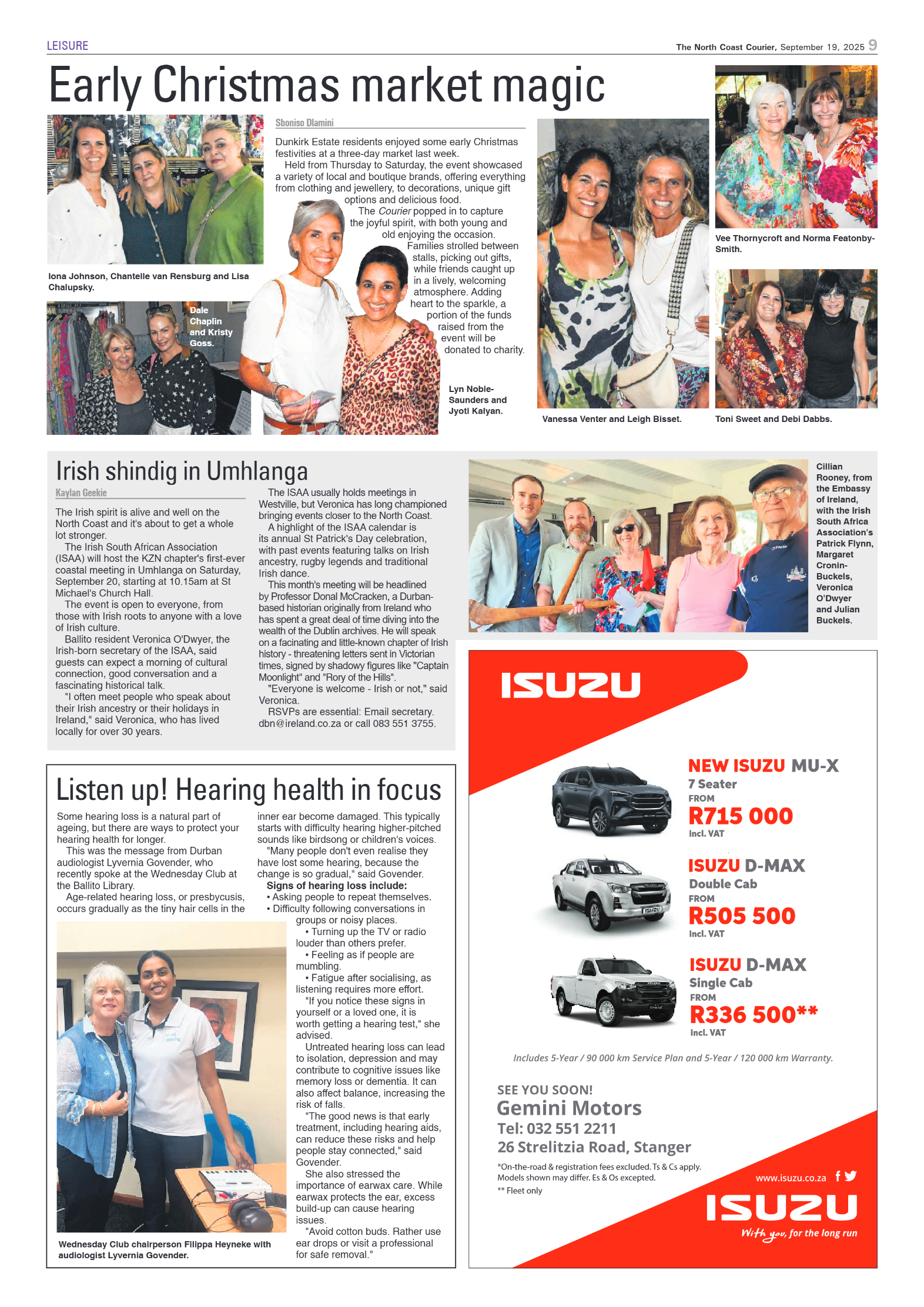 The North Coast Courier – 19 September 2025 page 9