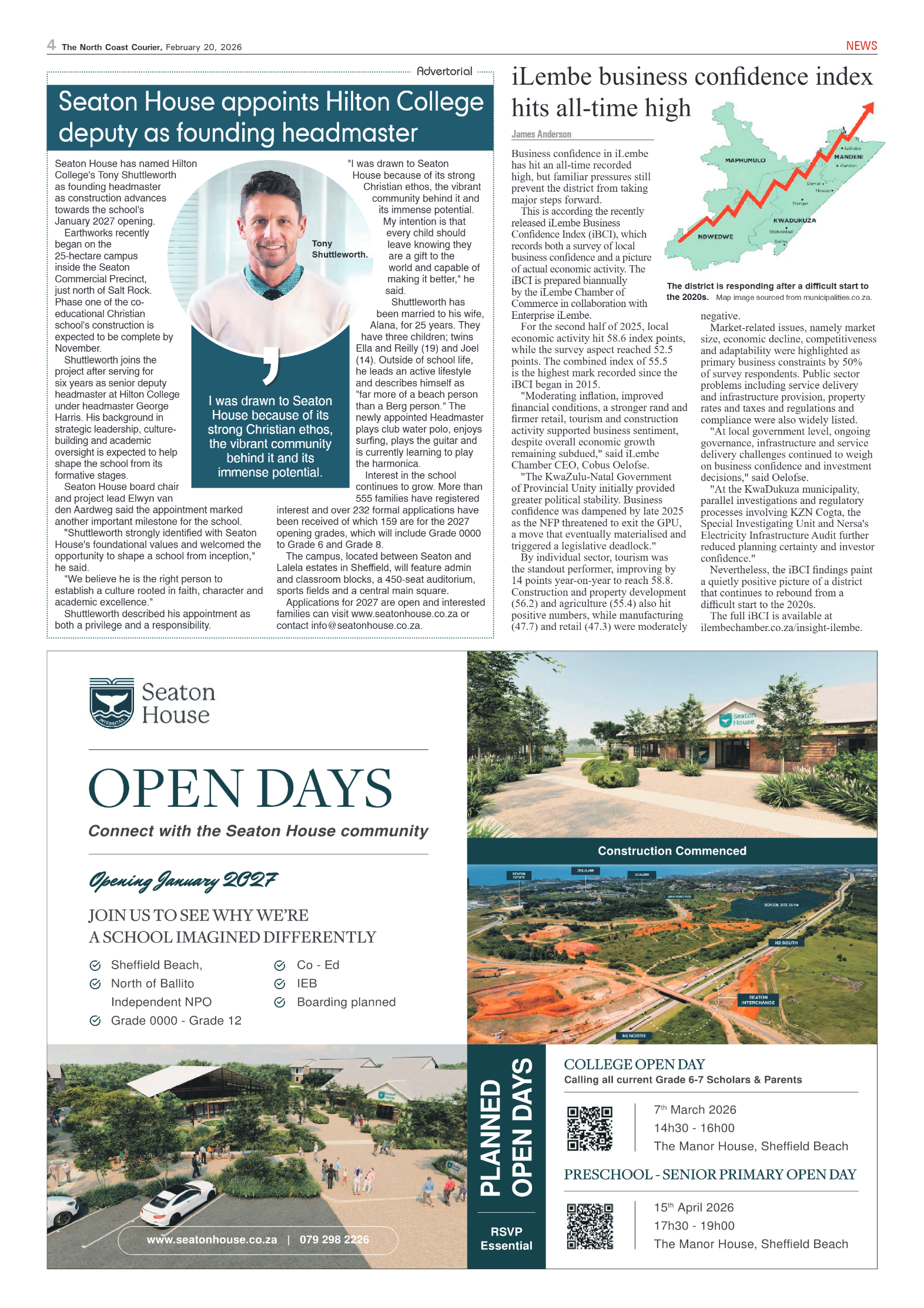 The North Coast Courier – 20 February 2026 page 4