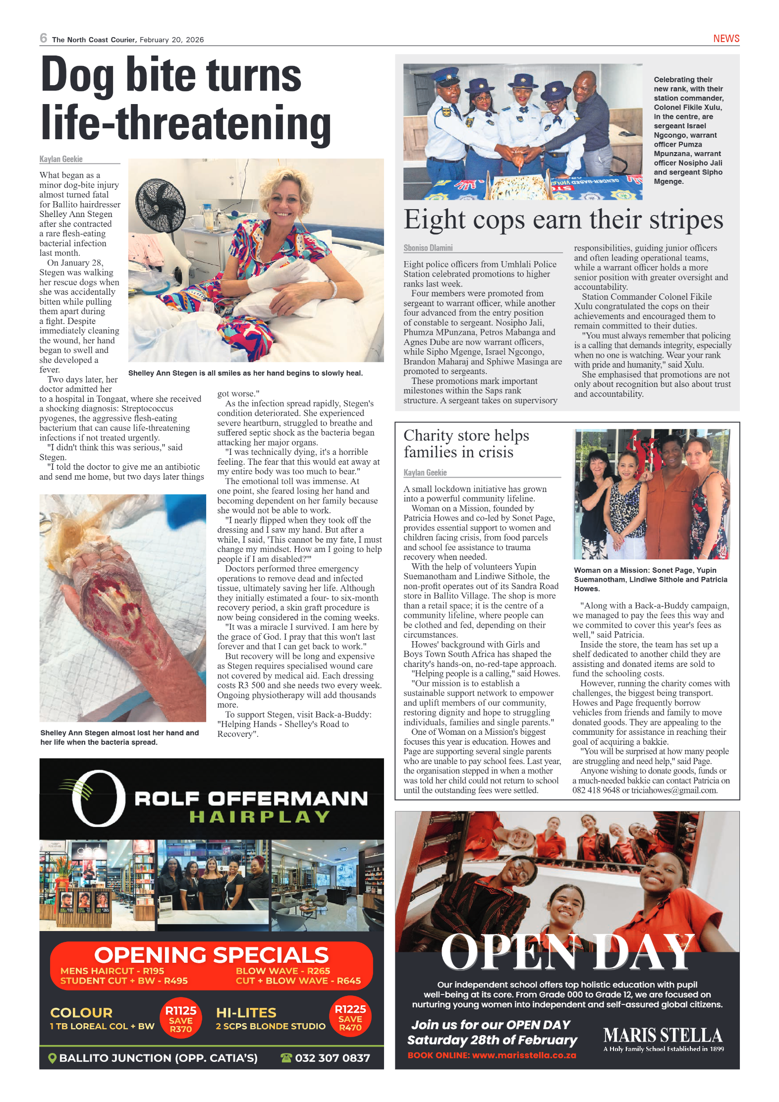 The North Coast Courier – 20 February 2026 page 6