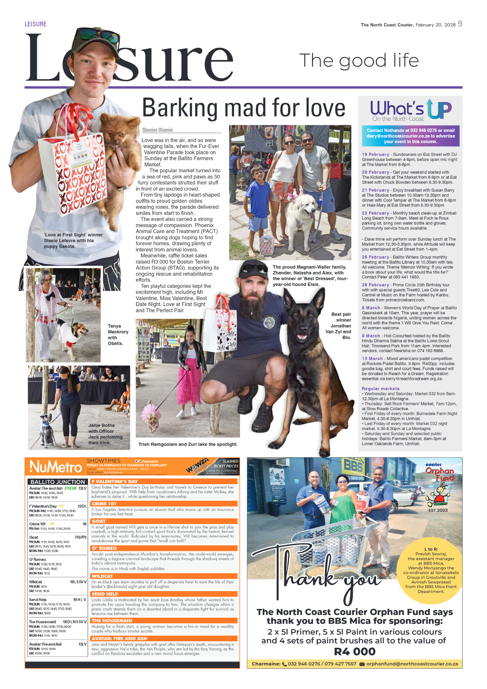 The North Coast Courier – 20 February 2026 page 9