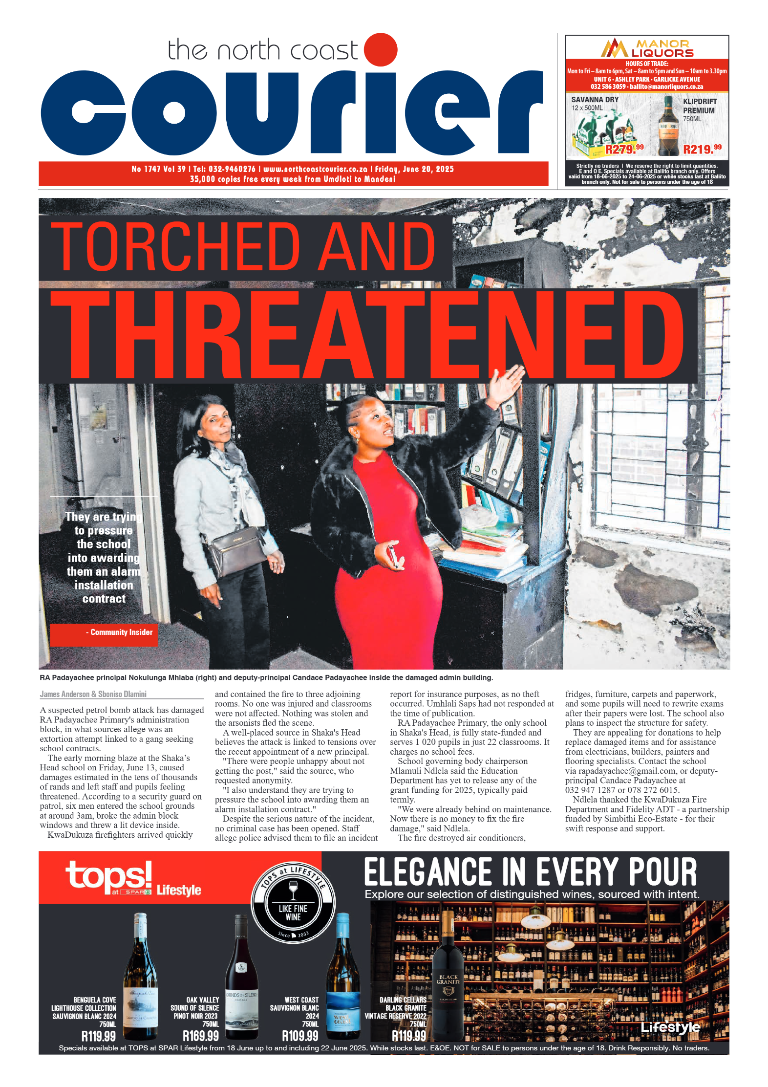 The North Coast Courier – 20 June 2025 page 1