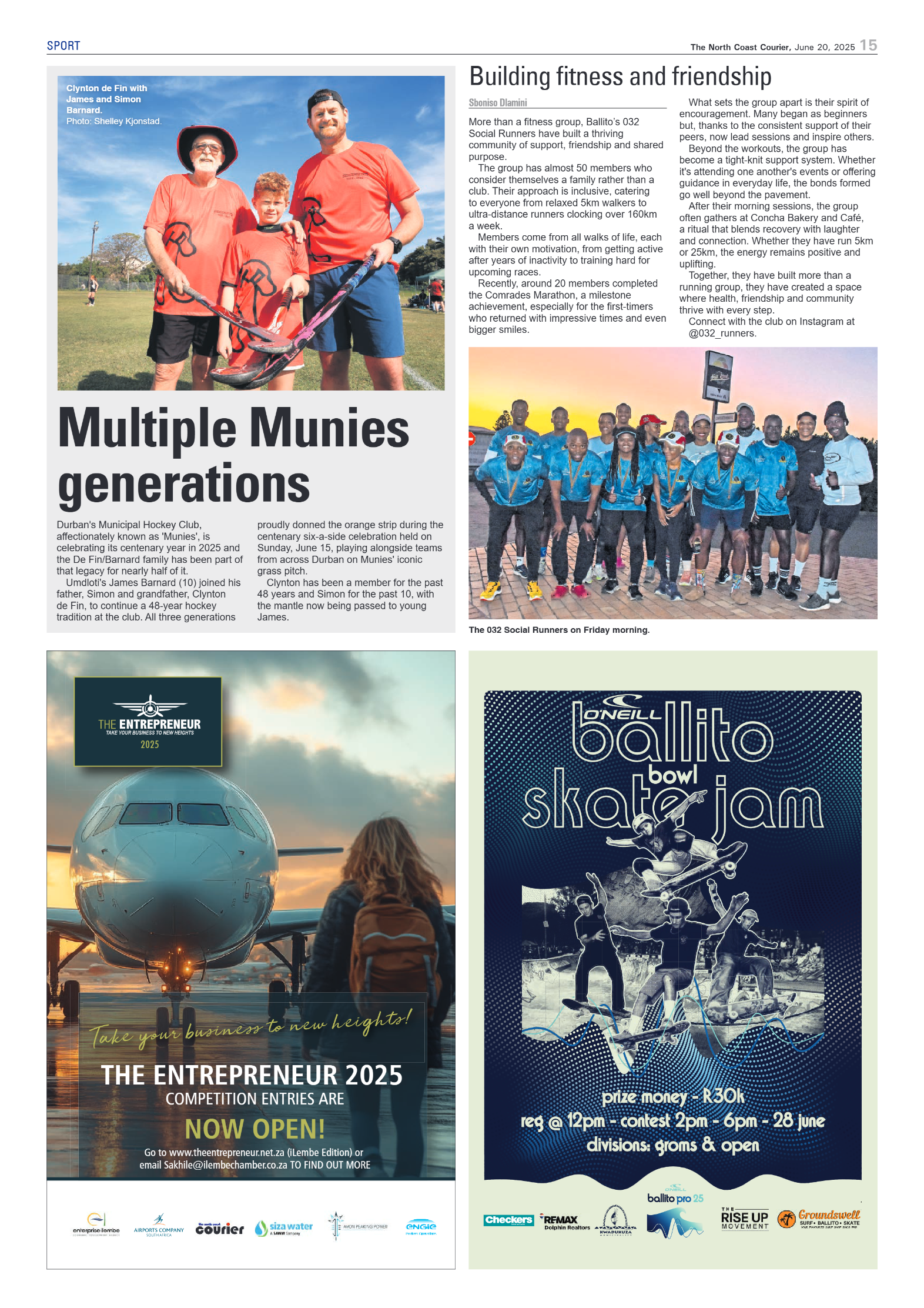 The North Coast Courier – 20 June 2025 page 15