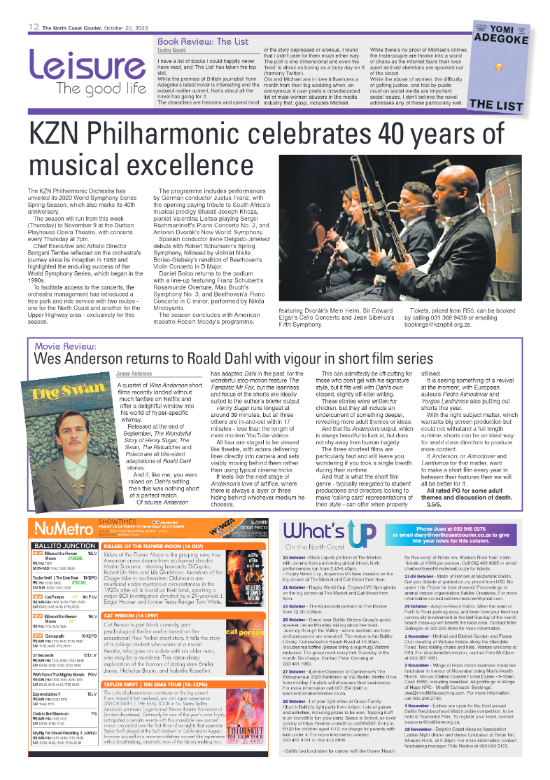 The North Coast Courier 20 October 2023 page 12