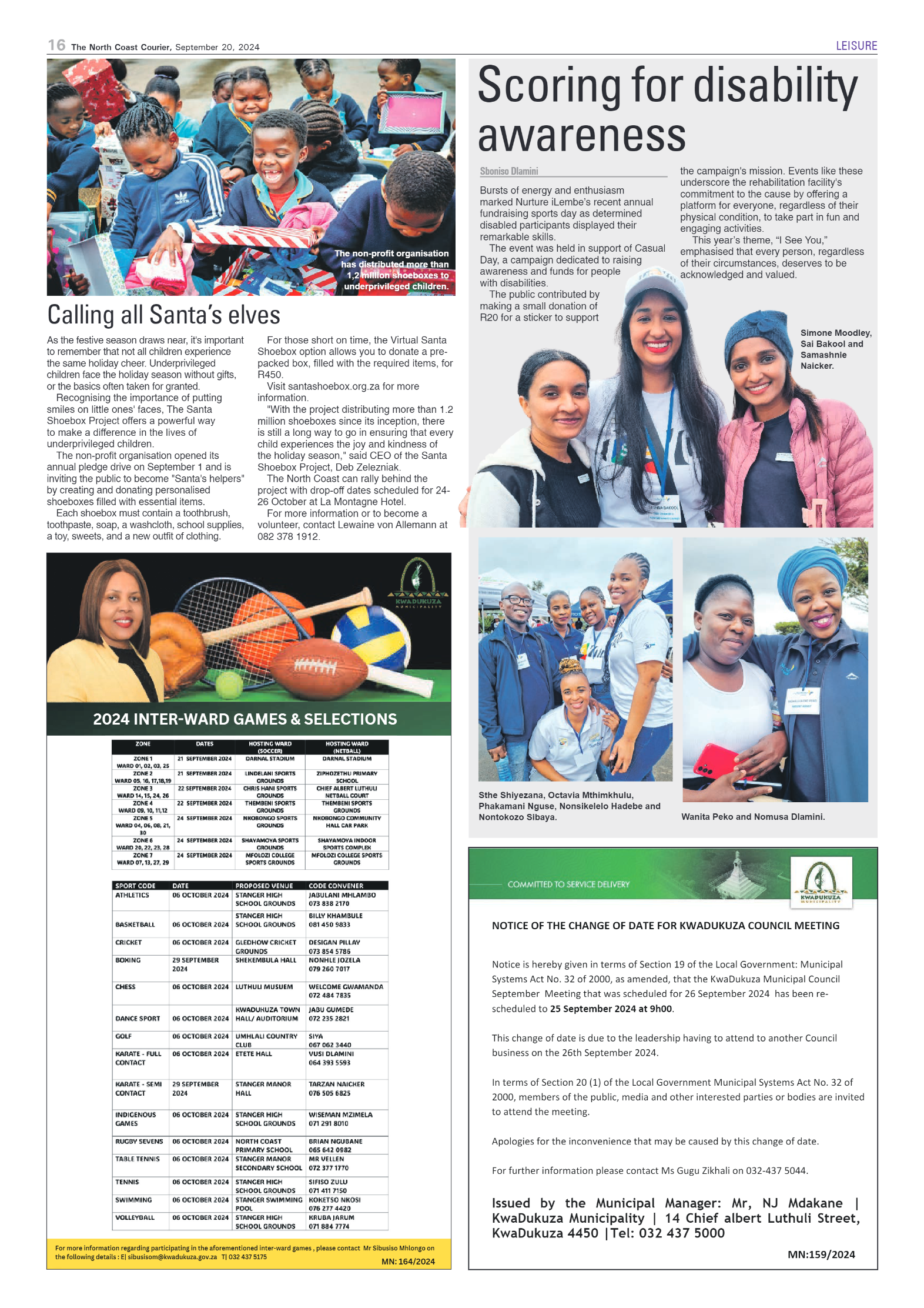 The North Coast Courier – 20 September 2024 page 16