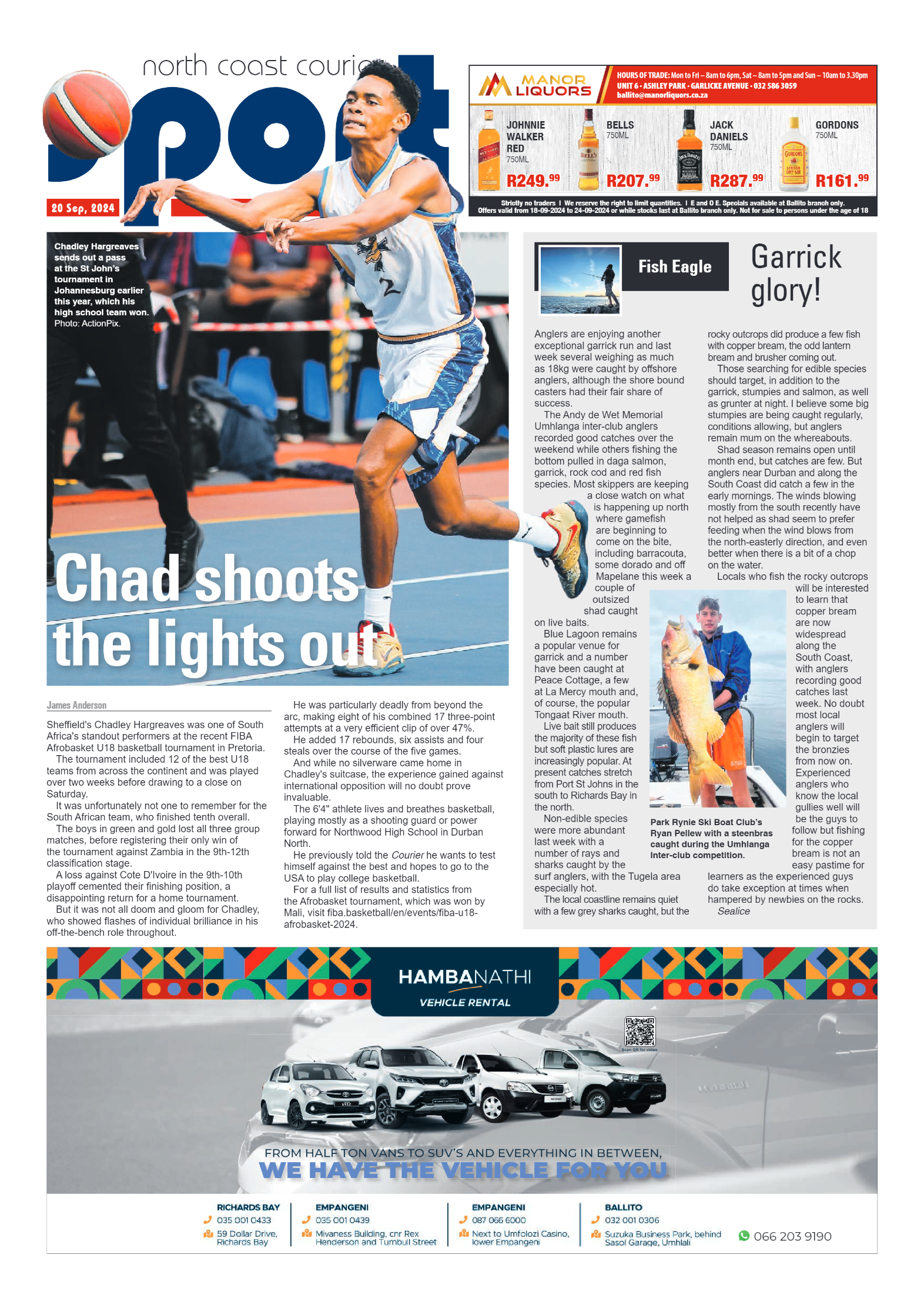 The North Coast Courier – 20 September 2024 page 20