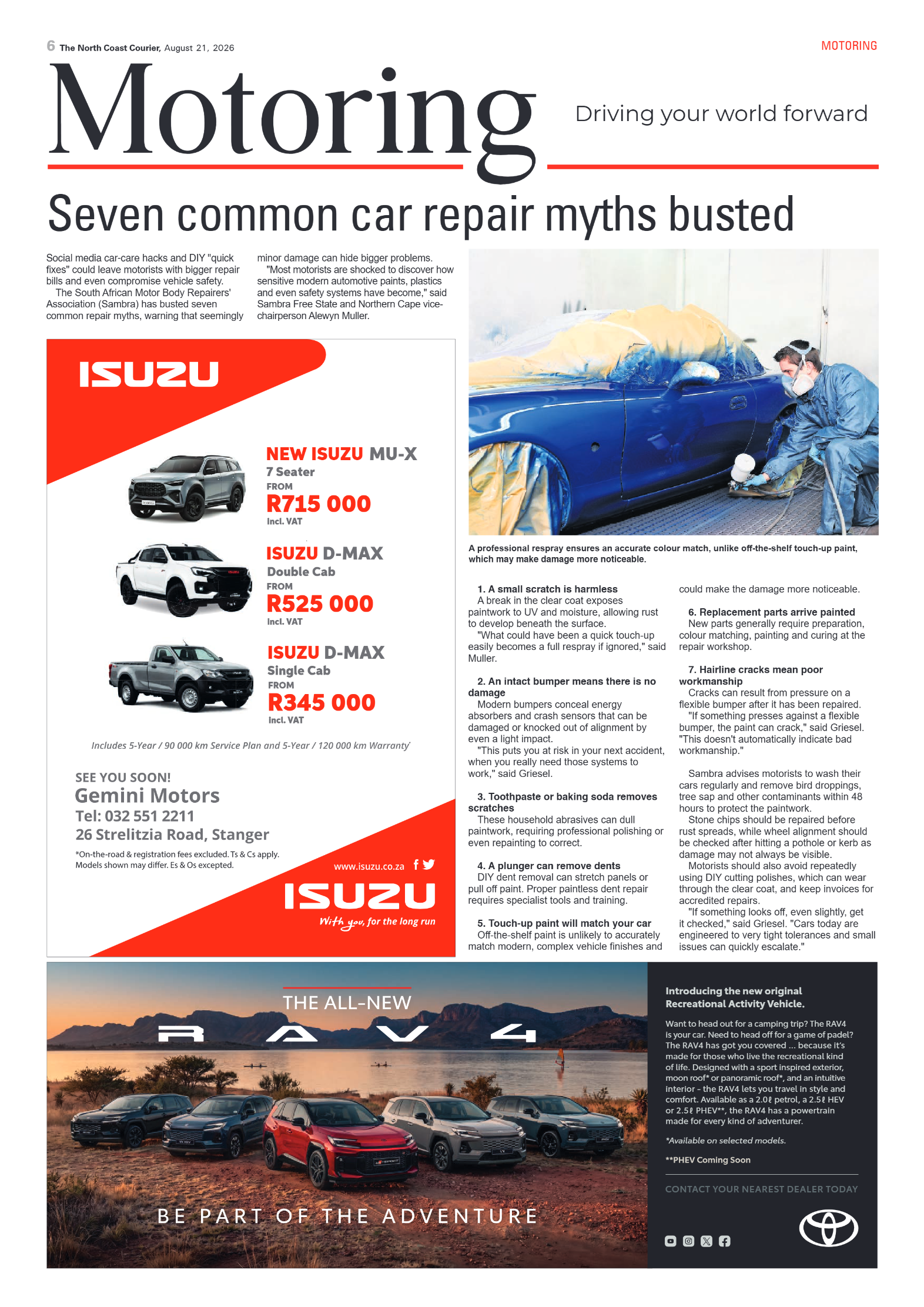 The North Coast Courier – 21 August 2026 page 6