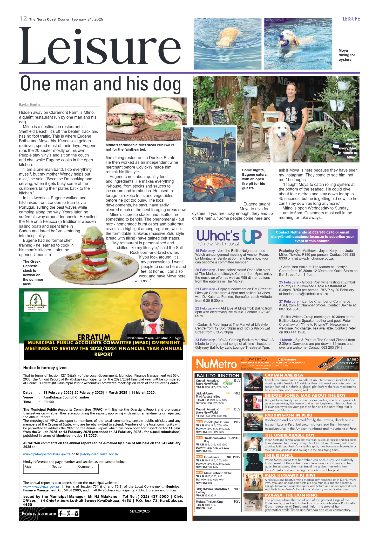 The North Coast Courier – 21 February 2025 page 12