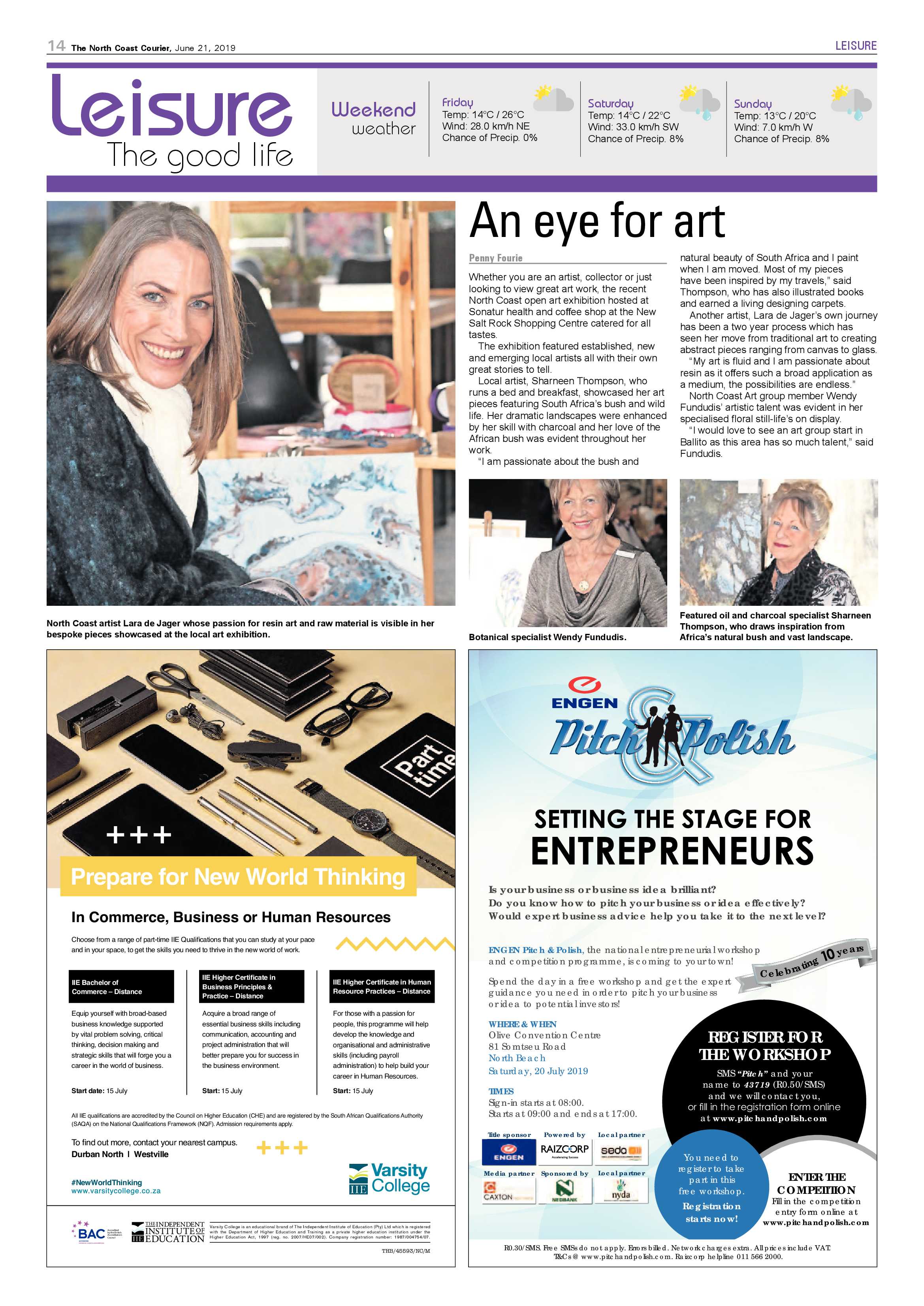 The North Coast Courier 21 June 2019 page 14