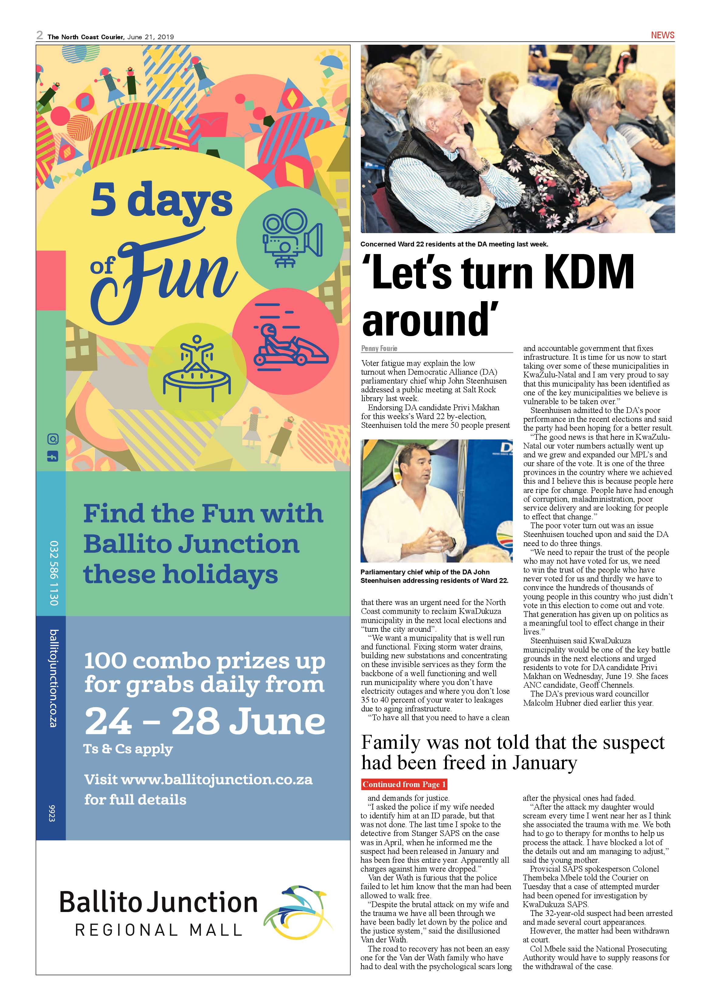 The North Coast Courier 21 June 2019 page 2