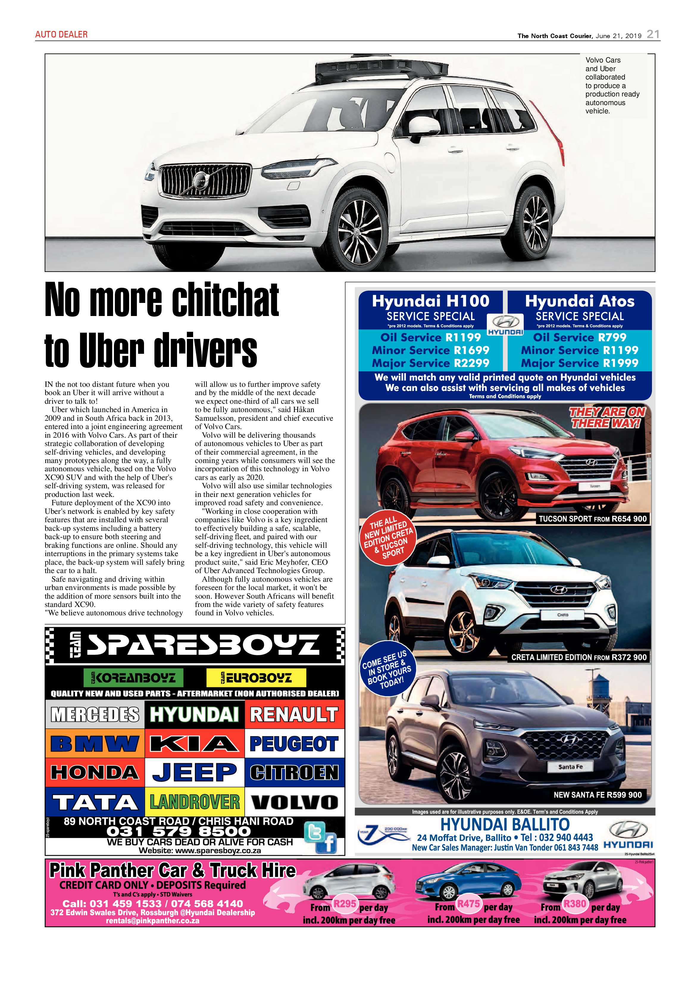 The North Coast Courier 21 June 2019 page 21