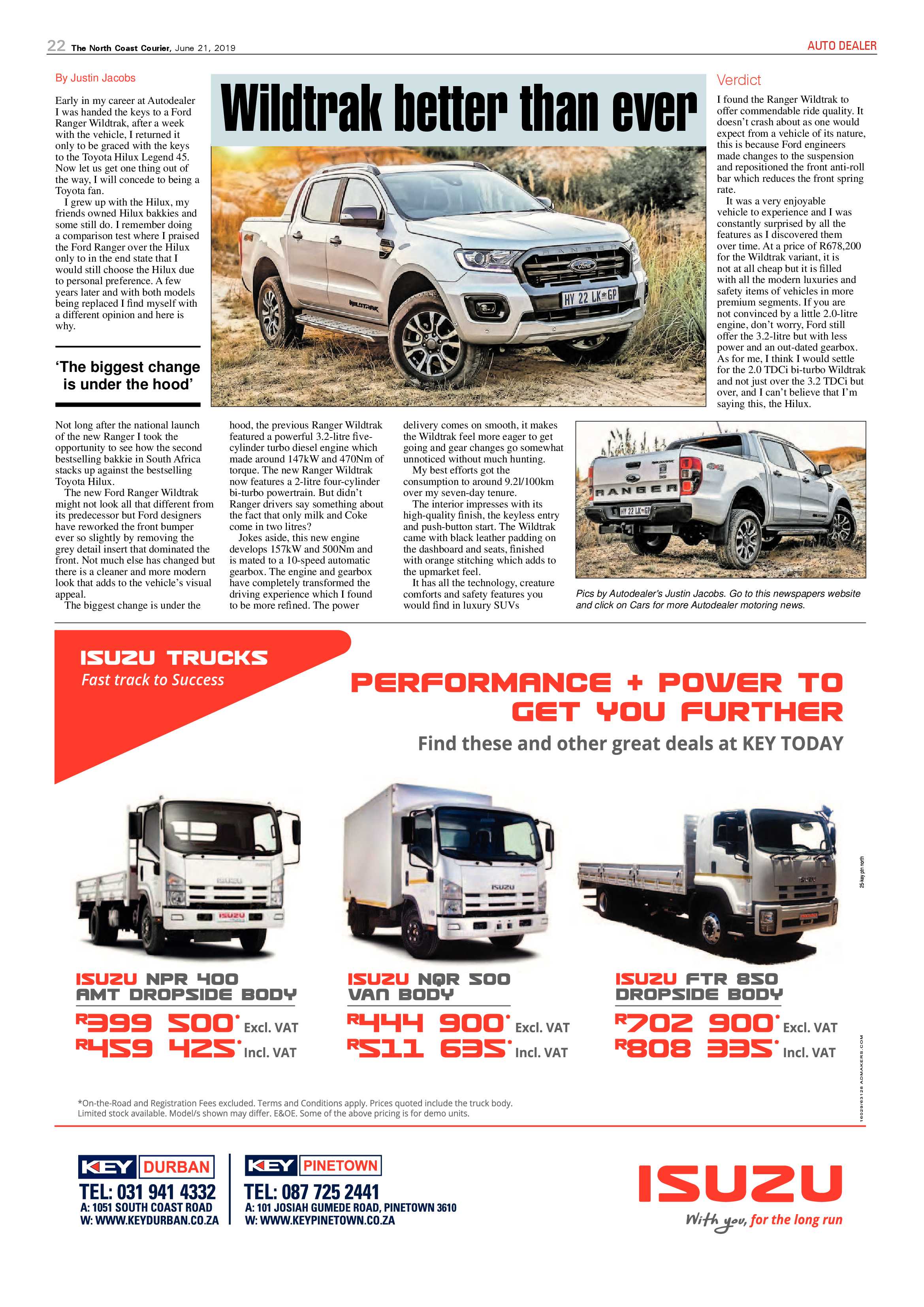 The North Coast Courier 21 June 2019 page 22