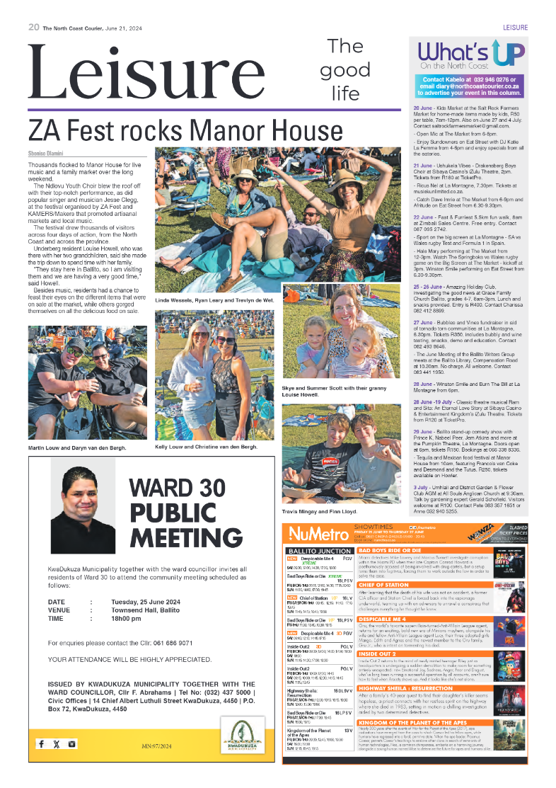 The North Coast Courier – 21 June 2024 page 20
