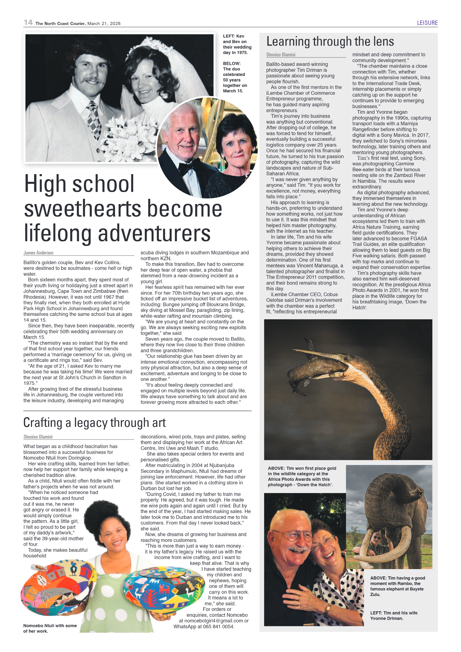 The North Coast Courier – 21 March 2025 page 14