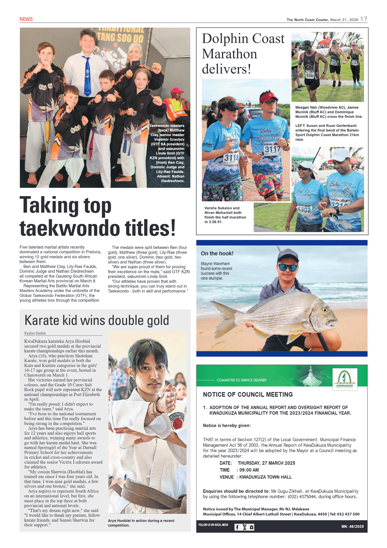 The North Coast Courier – 21 March 2025 page 17