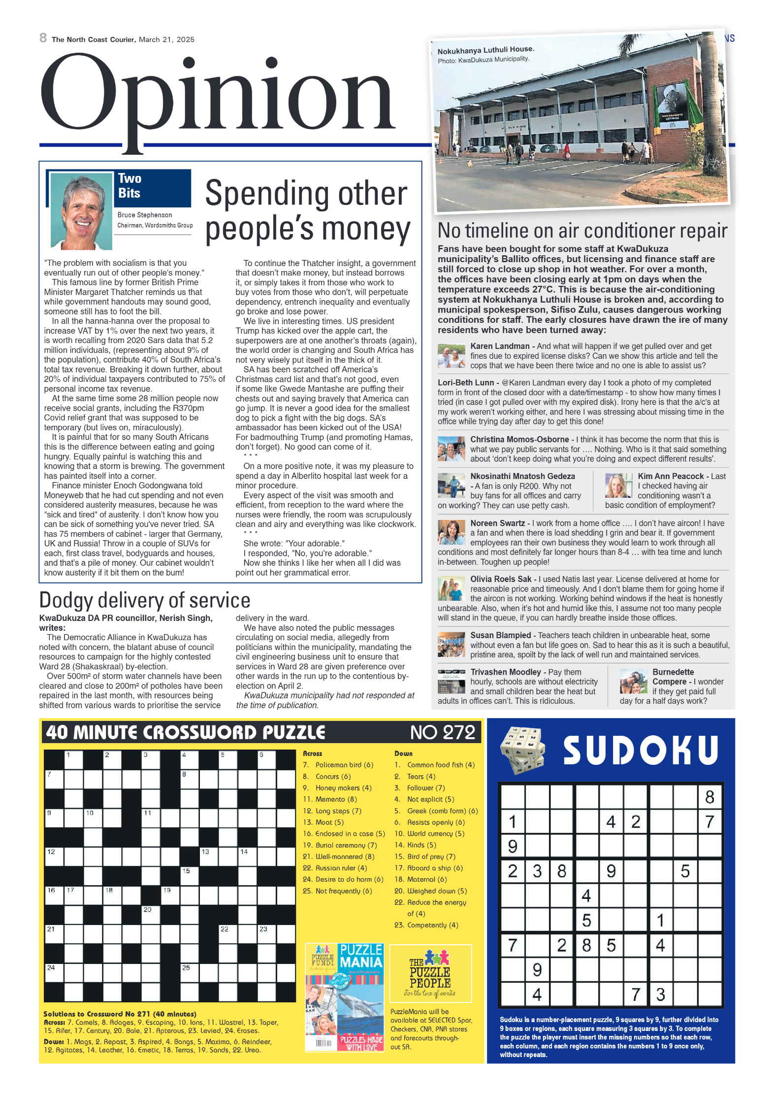 The North Coast Courier – 21 March 2025 page 8