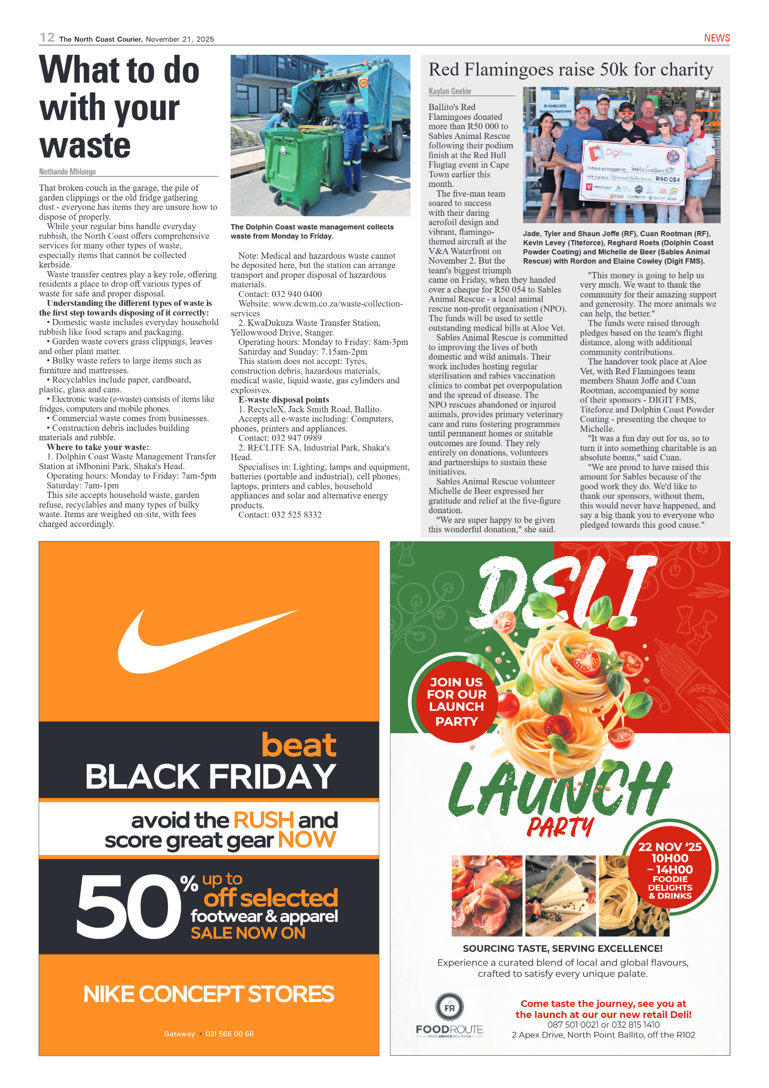 The North Coast Courier – 21 November 2025 page 12
