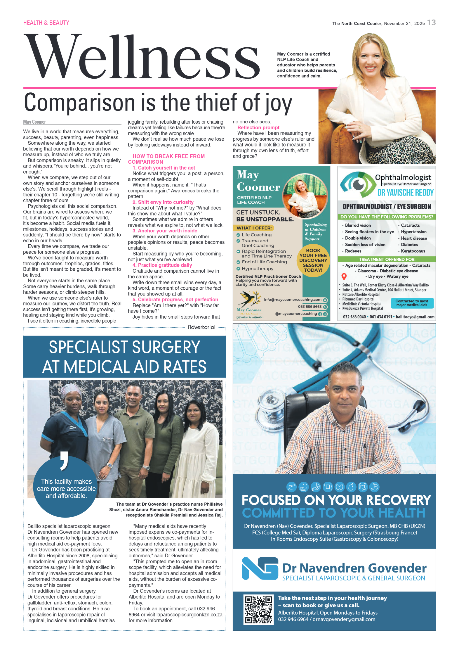 The North Coast Courier – 21 November 2025 page 13