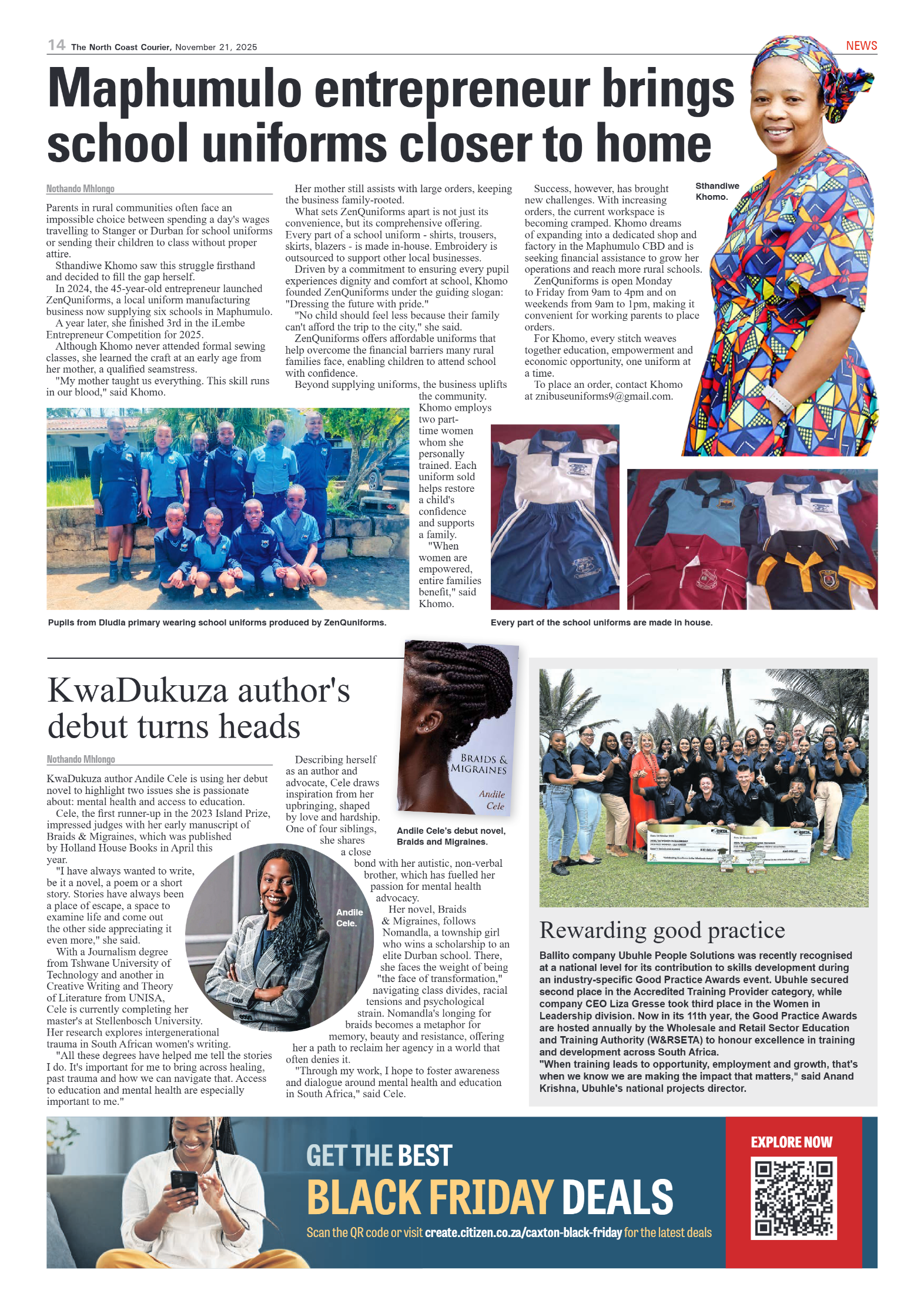 The North Coast Courier – 21 November 2025 page 14