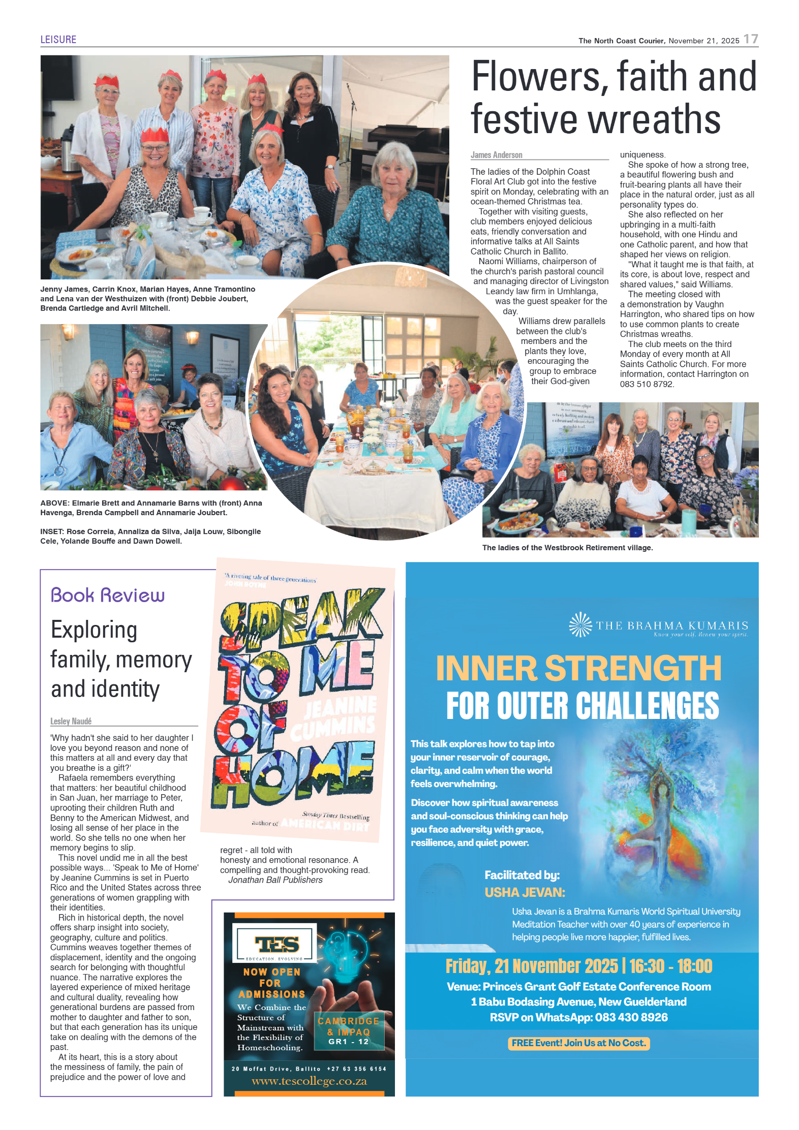 The North Coast Courier – 21 November 2025 page 17