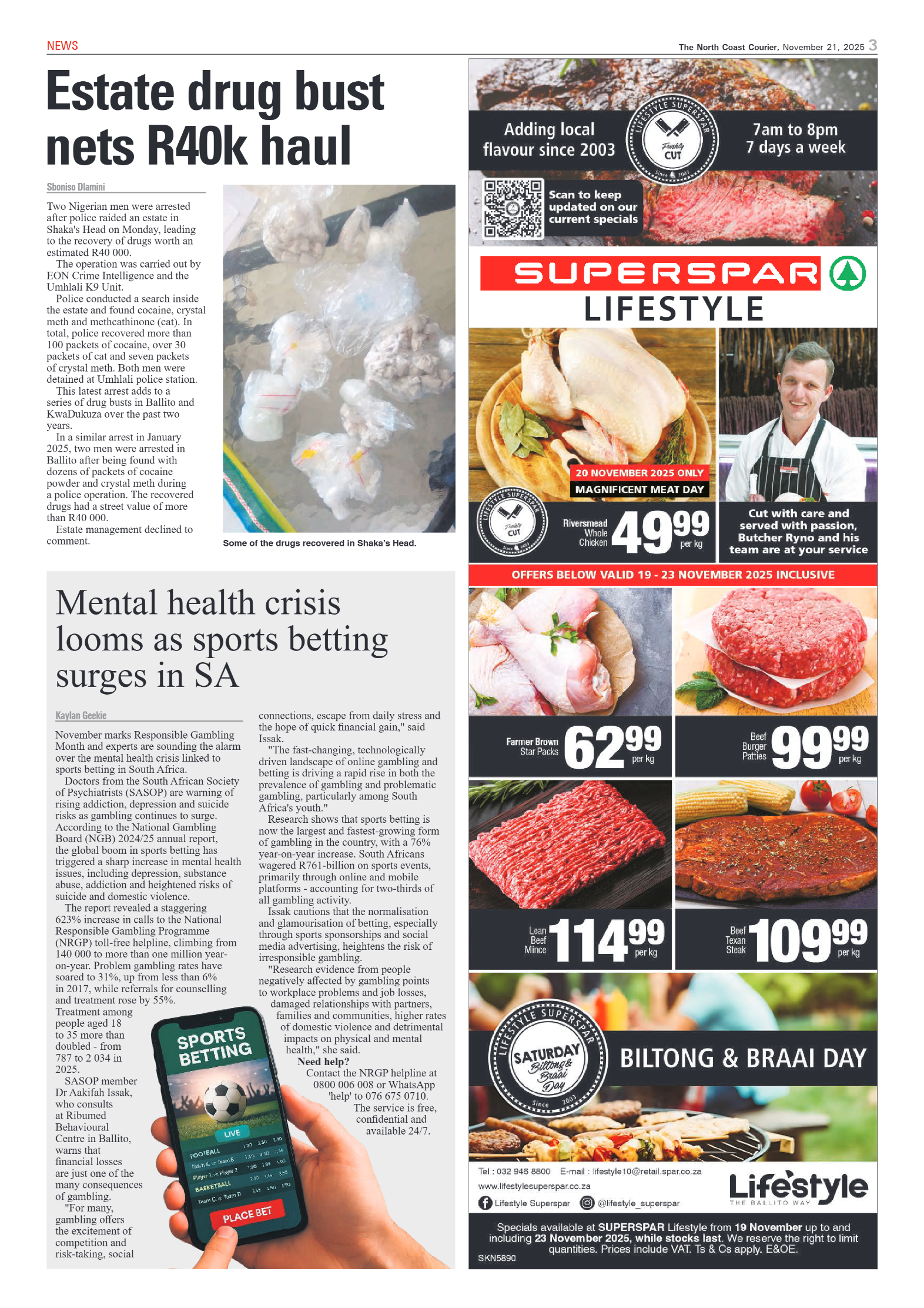 The North Coast Courier – 21 November 2025 page 3
