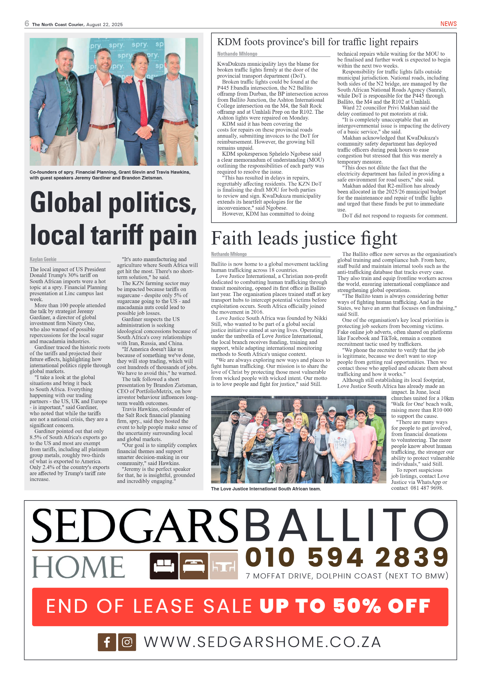 The North Coast Courier – 22 August 2025 page 6