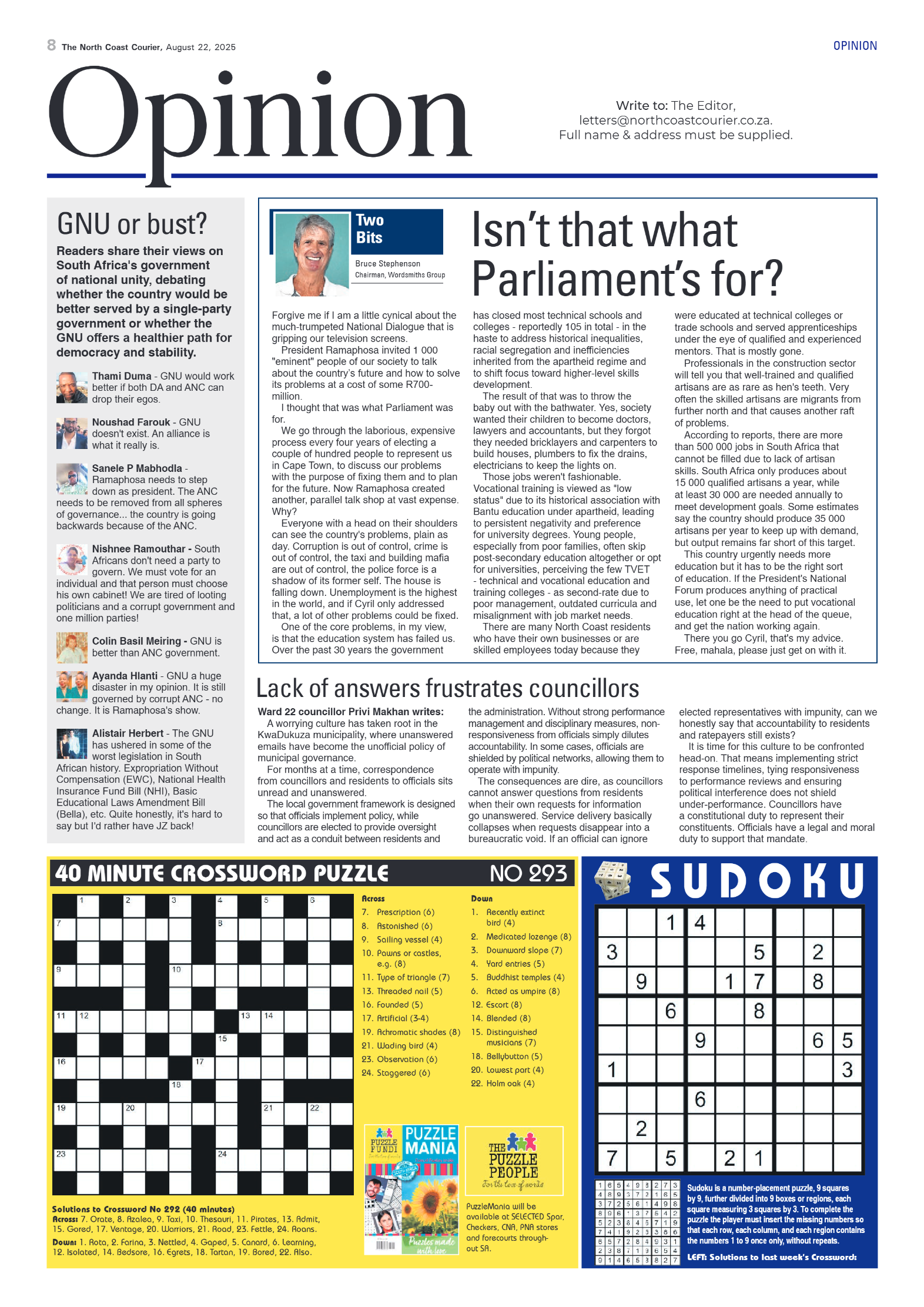 The North Coast Courier – 22 August 2025 page 8