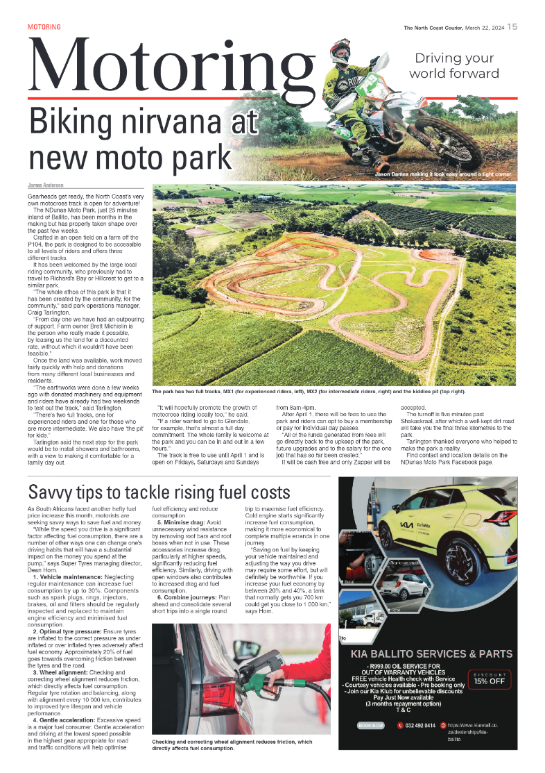 The North Coast Courier 22 March 2024 page 15
