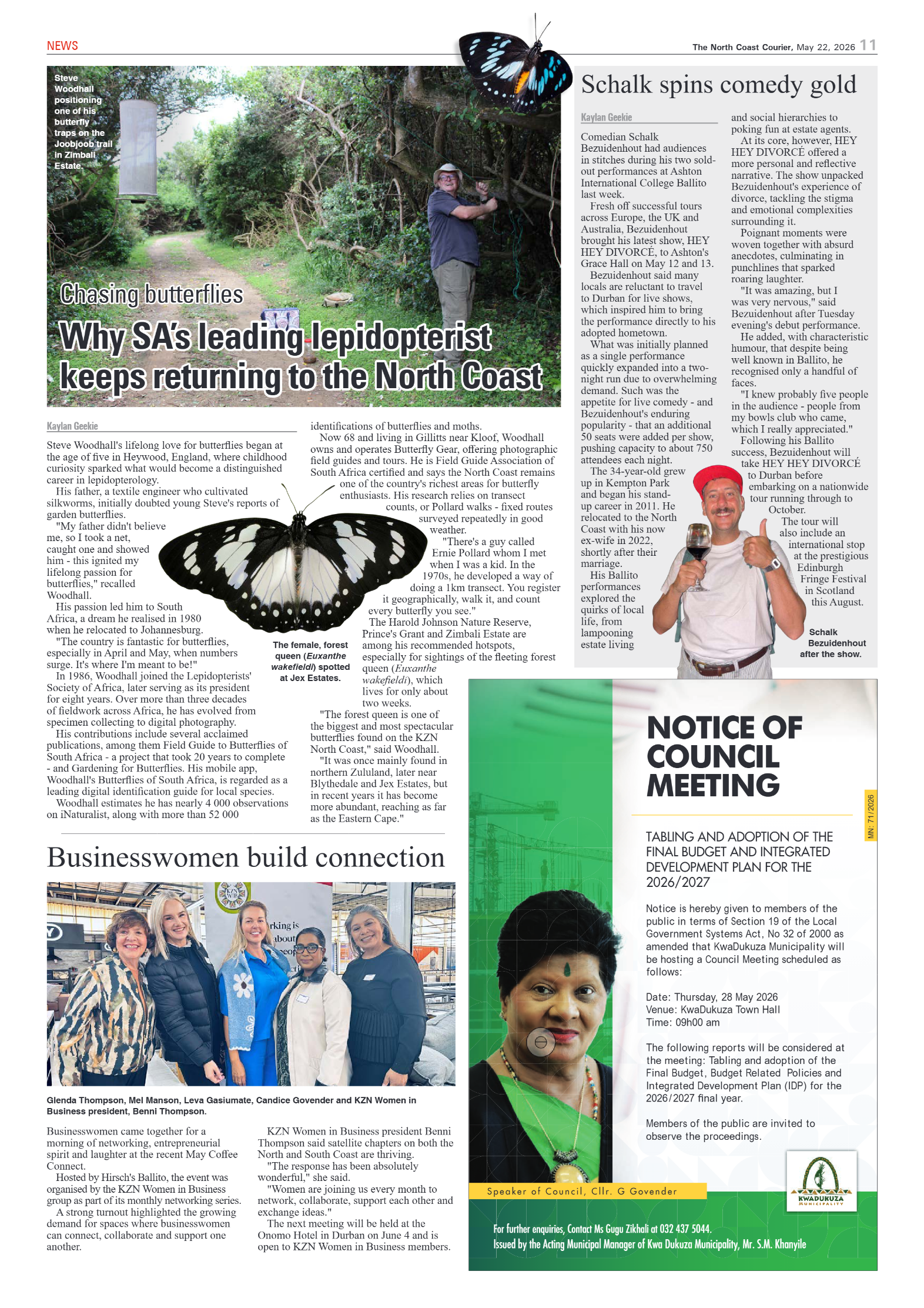 The North Coast Courier – 22 May 2026 page 11