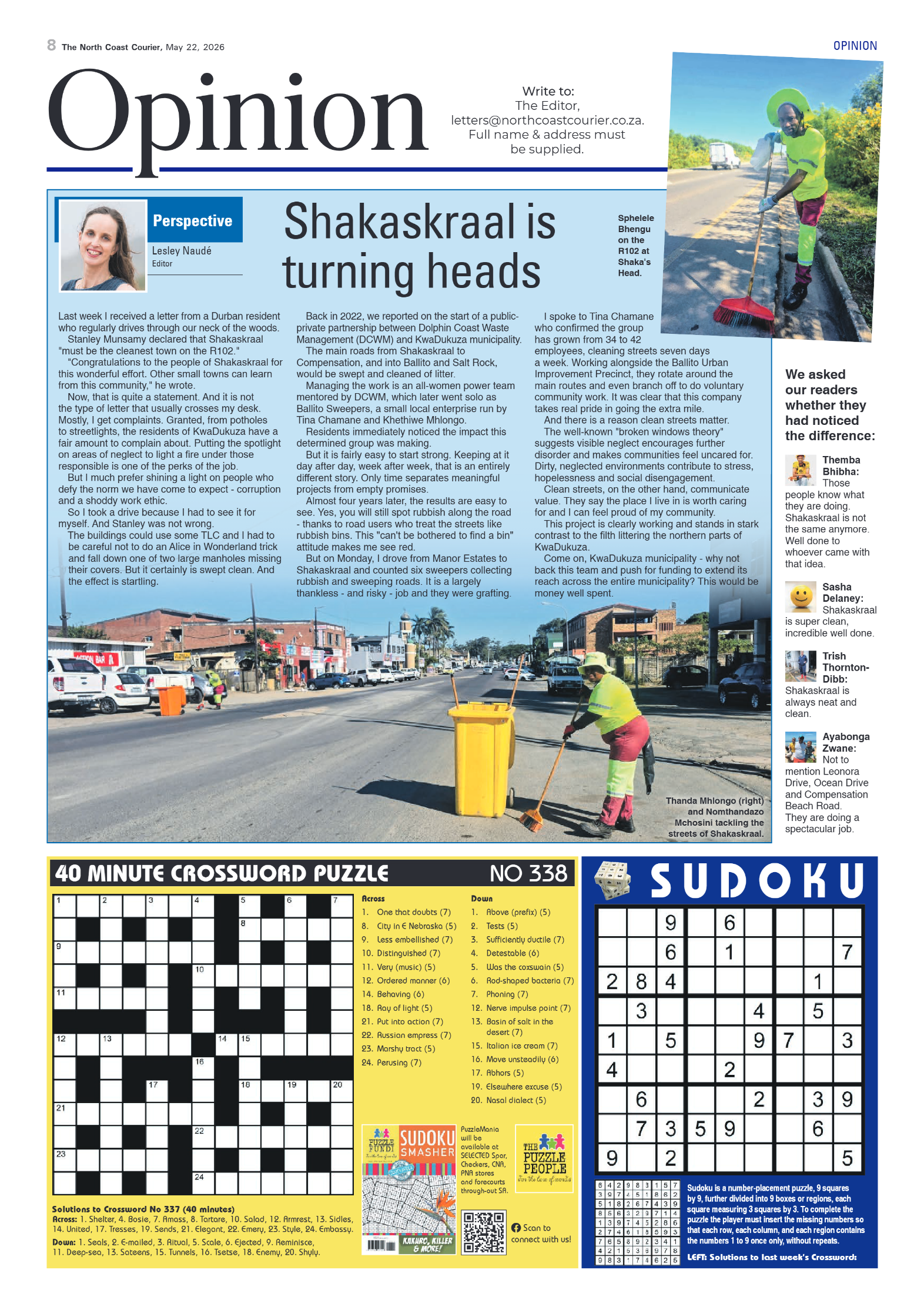 The North Coast Courier – 22 May 2026 page 8