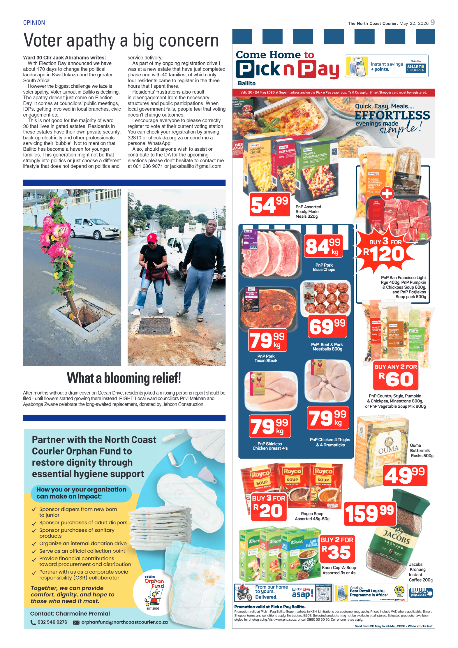 The North Coast Courier – 22 May 2026 page 9
