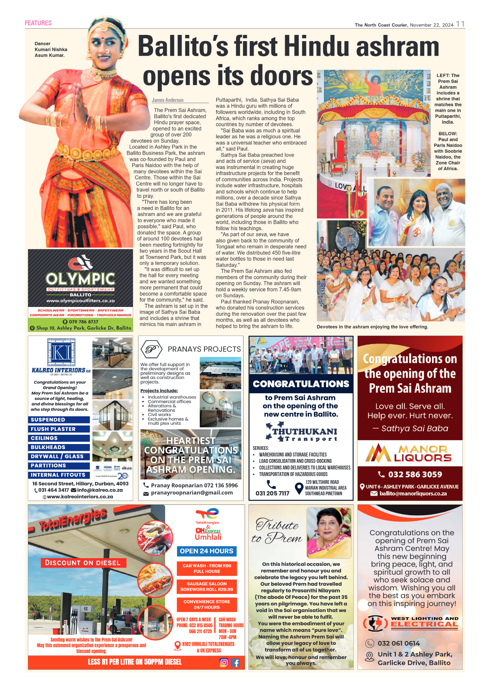 The North Coast Courier – 22 November 2024 page 11
