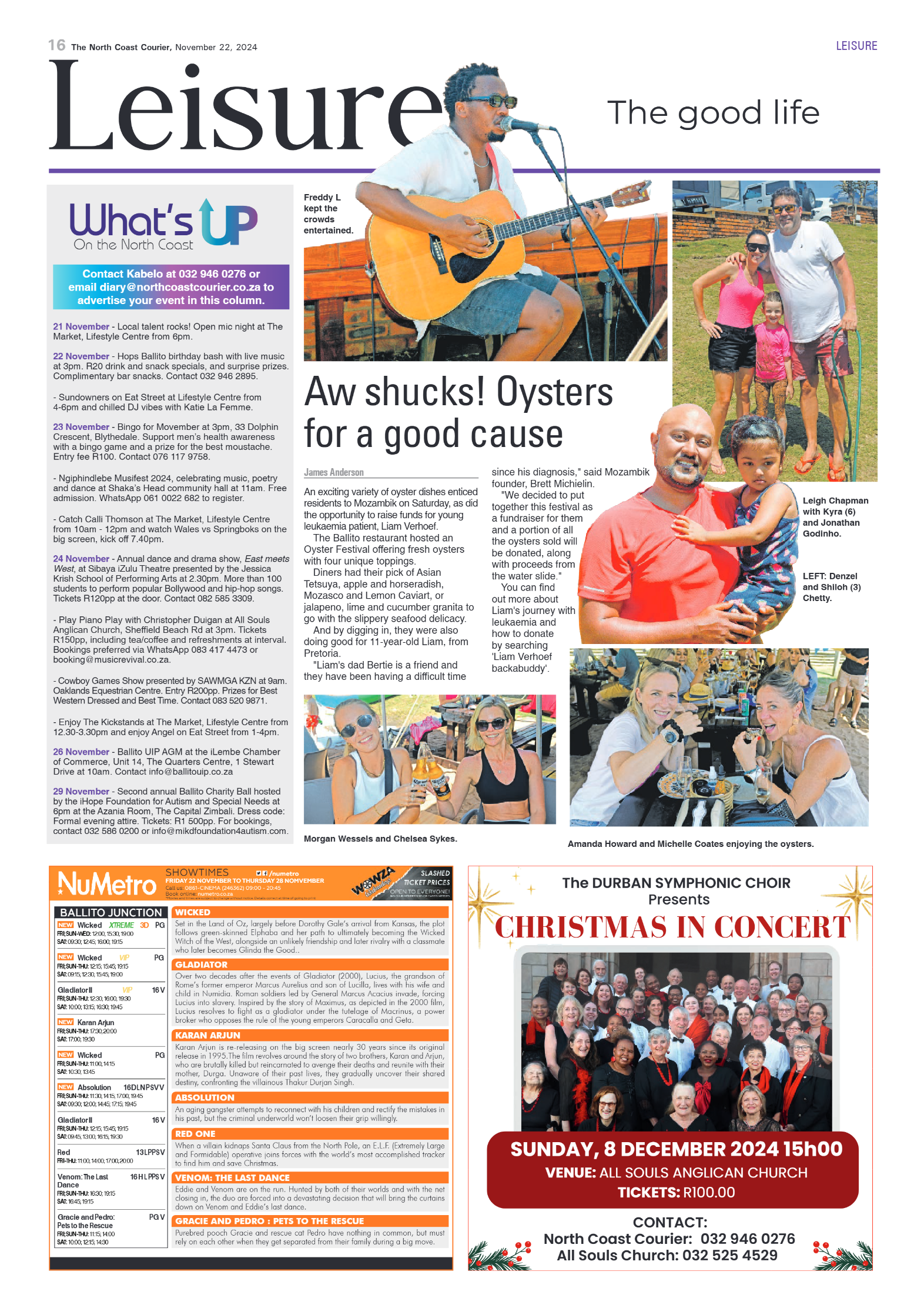 The North Coast Courier – 22 November 2024 page 16