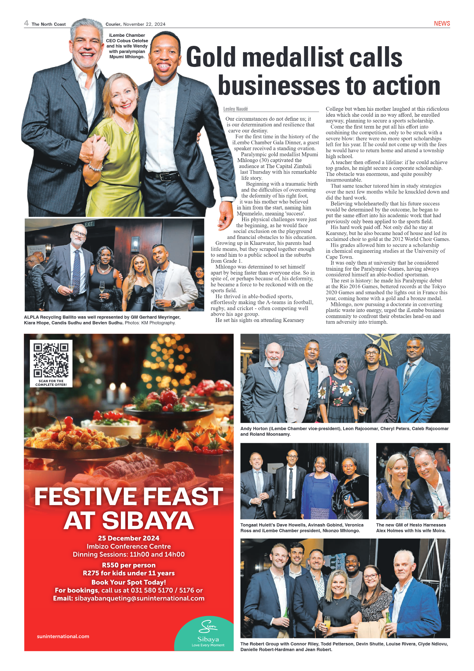 The North Coast Courier – 22 November 2024 page 4