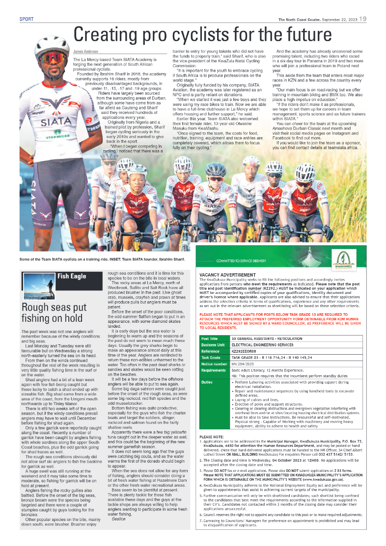 The North Coast Courier 22 September 2023 page 19