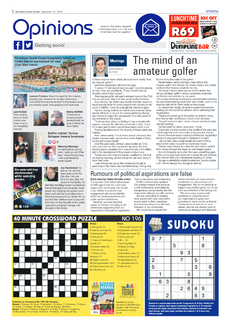 The North Coast Courier 22 September 2023 page 8