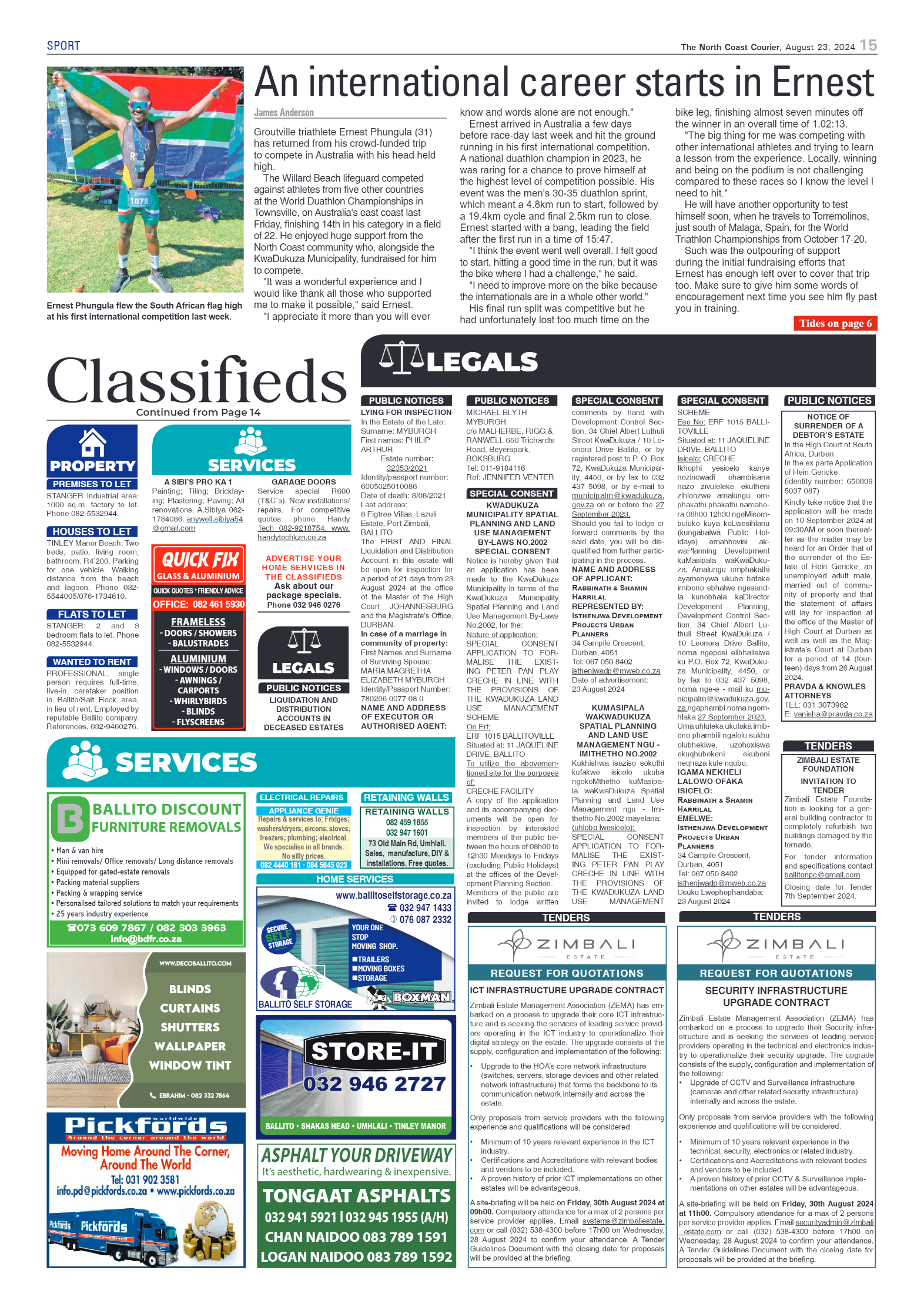 The North Coast Courier – 23 August 2024 page 15