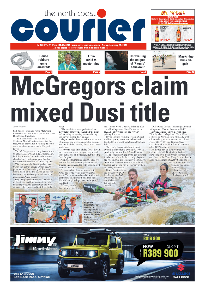 The North Coast Courier 23 February 2024 page 1