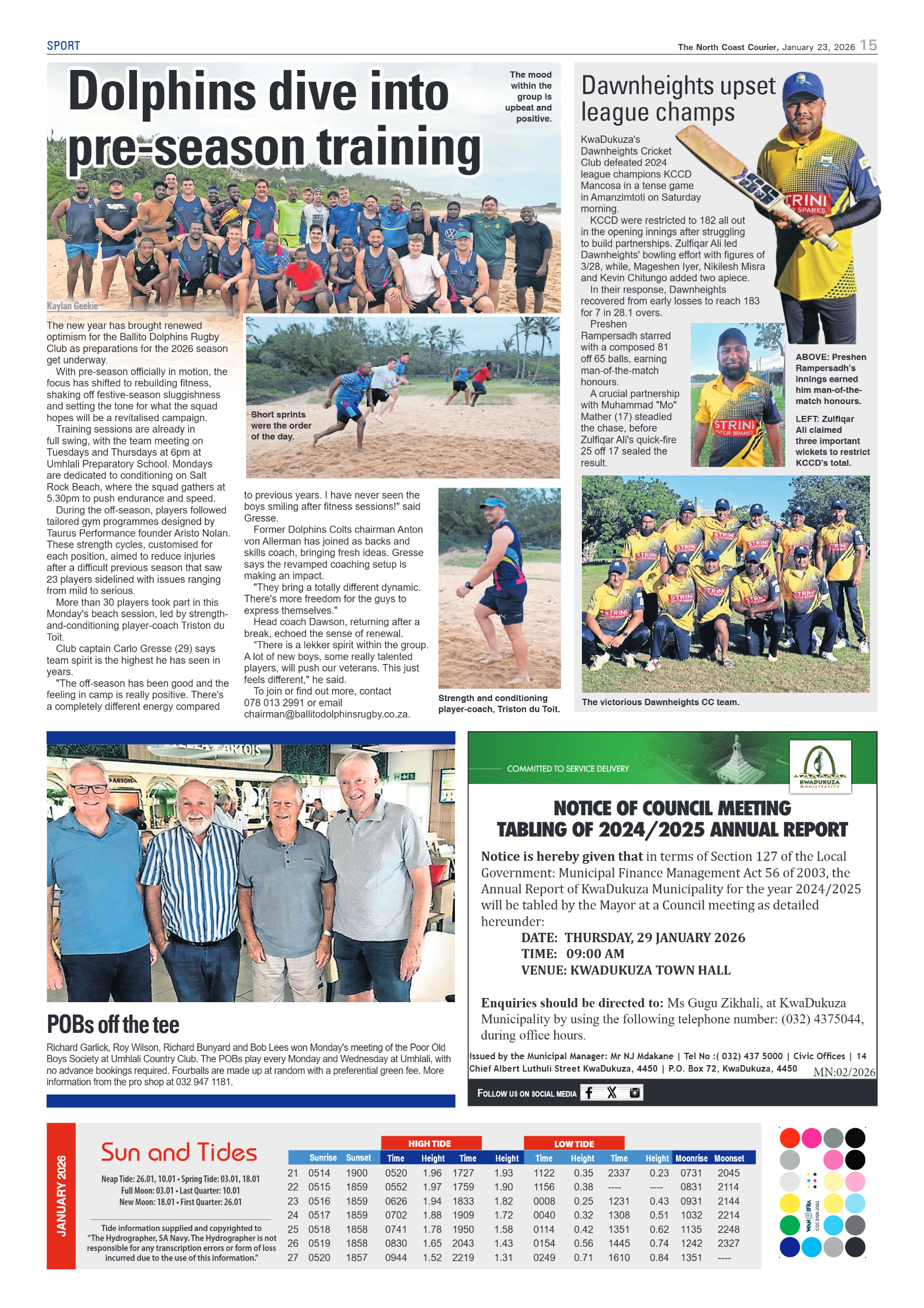 The North Coast Courier – 23 January 2026 page 15