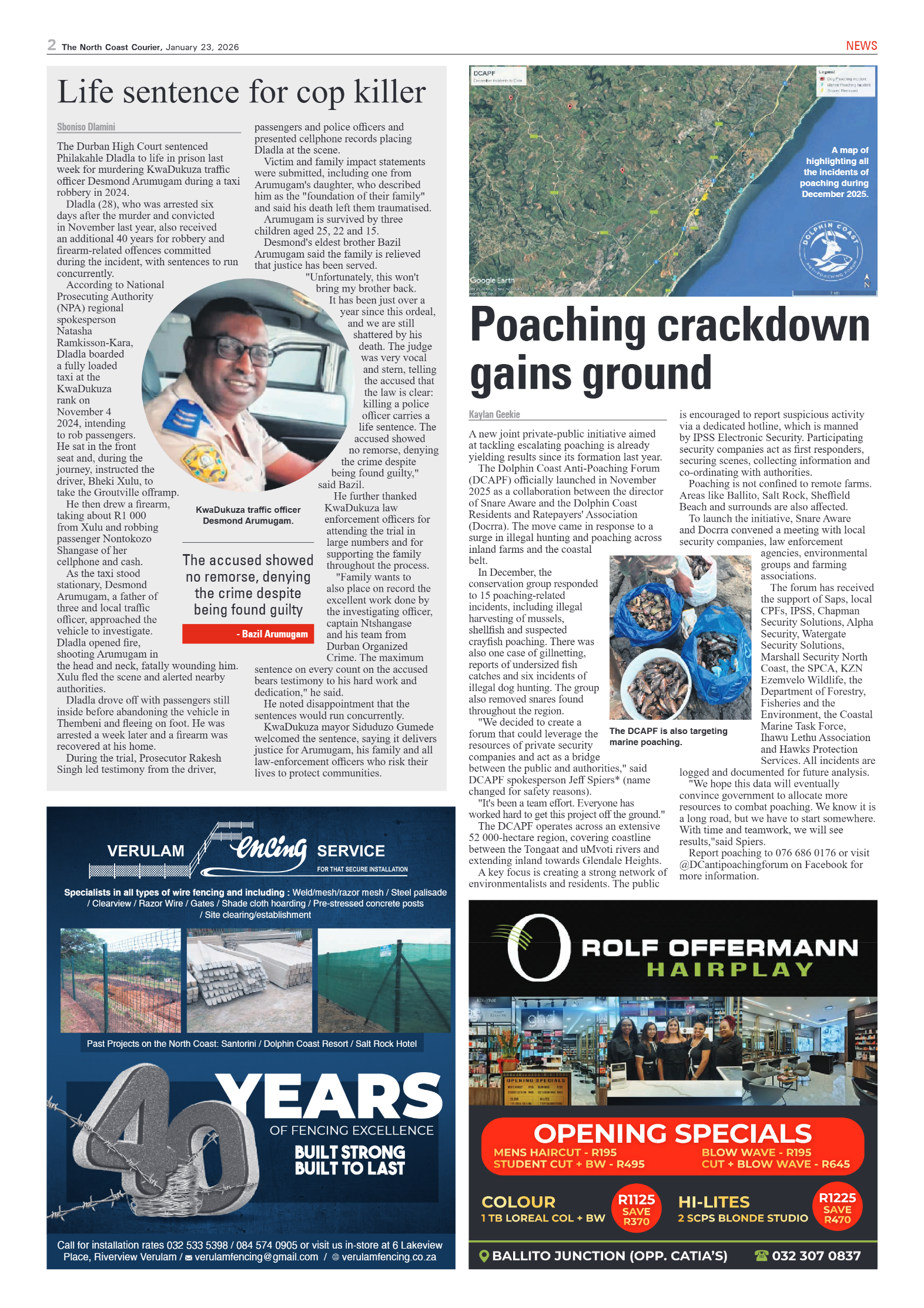 The North Coast Courier – 23 January 2026 page 2