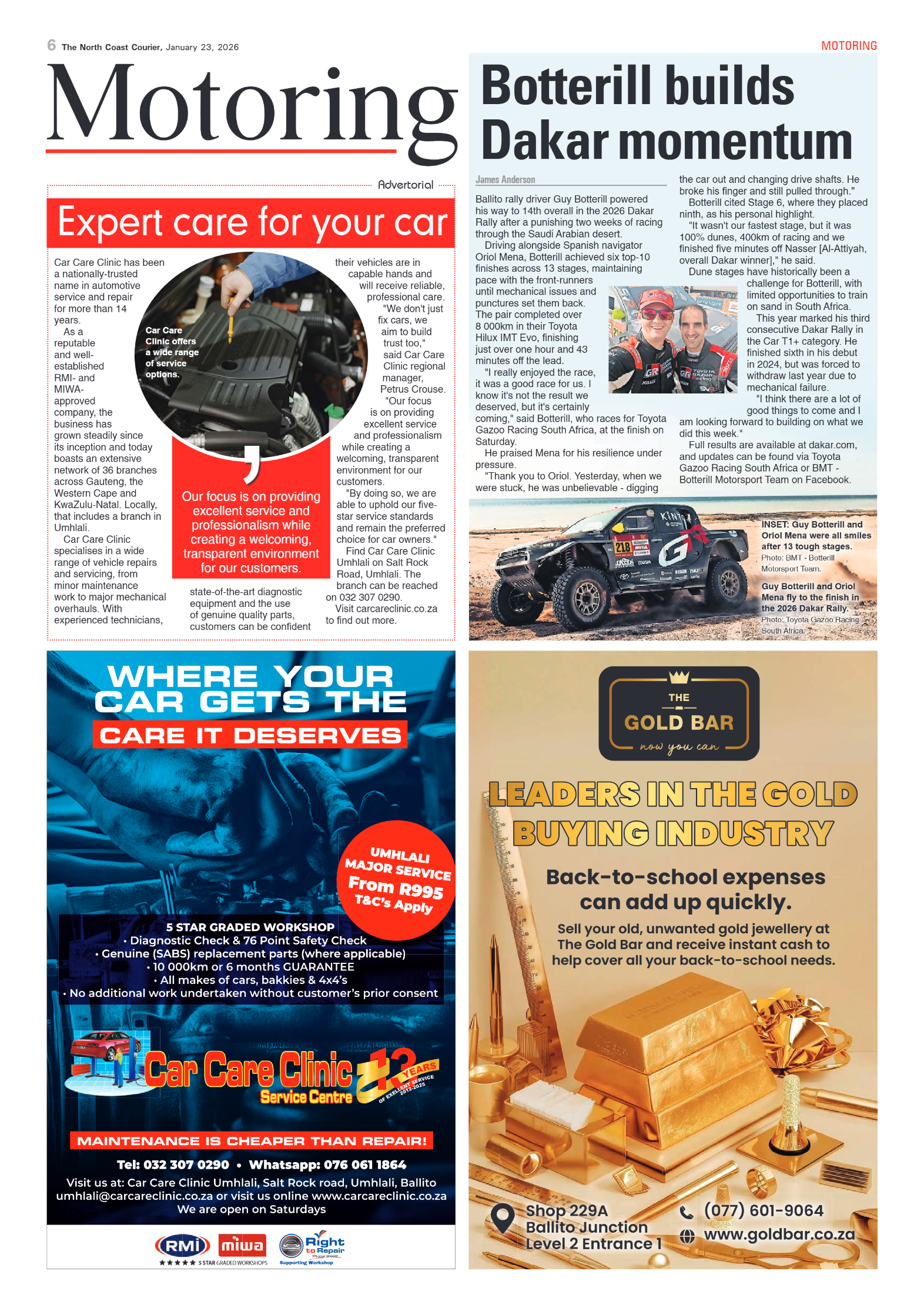 The North Coast Courier – 23 January 2026 page 6