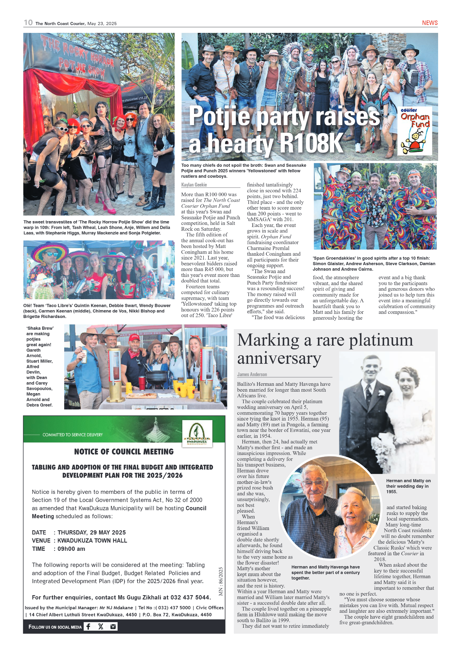 The North Coast Courier – 23 May 2025 page 10